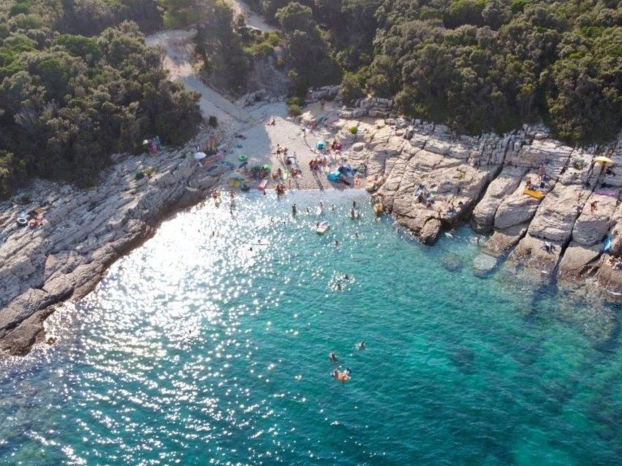 Für 8 Personen und 2 Kinder in Segotici, Istrien (Südküste von Istrien)-Dedans