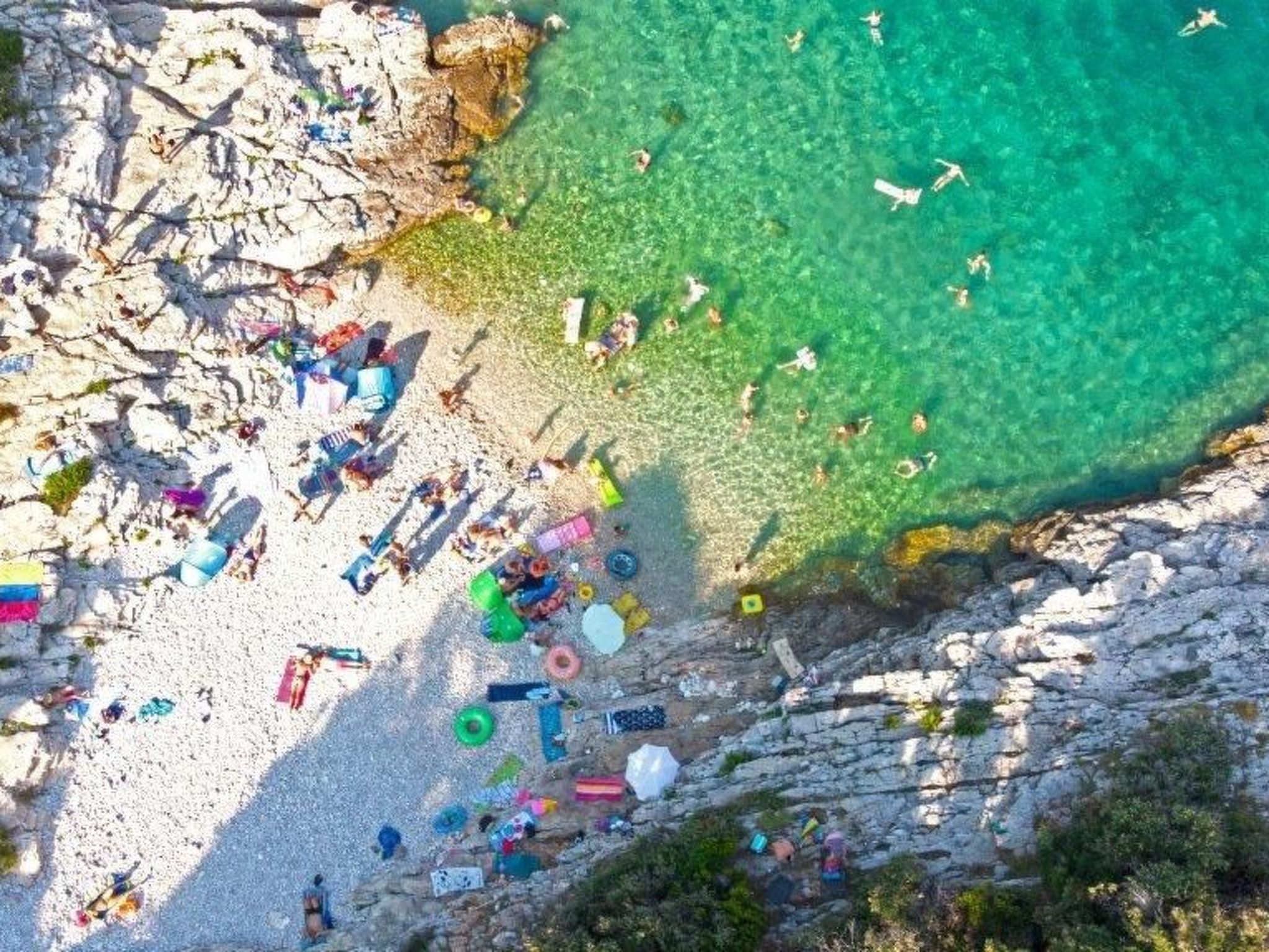 Für 8 Personen und 2 Kinder in Segotici, Istrien (Südküste von Istrien)-Dedans