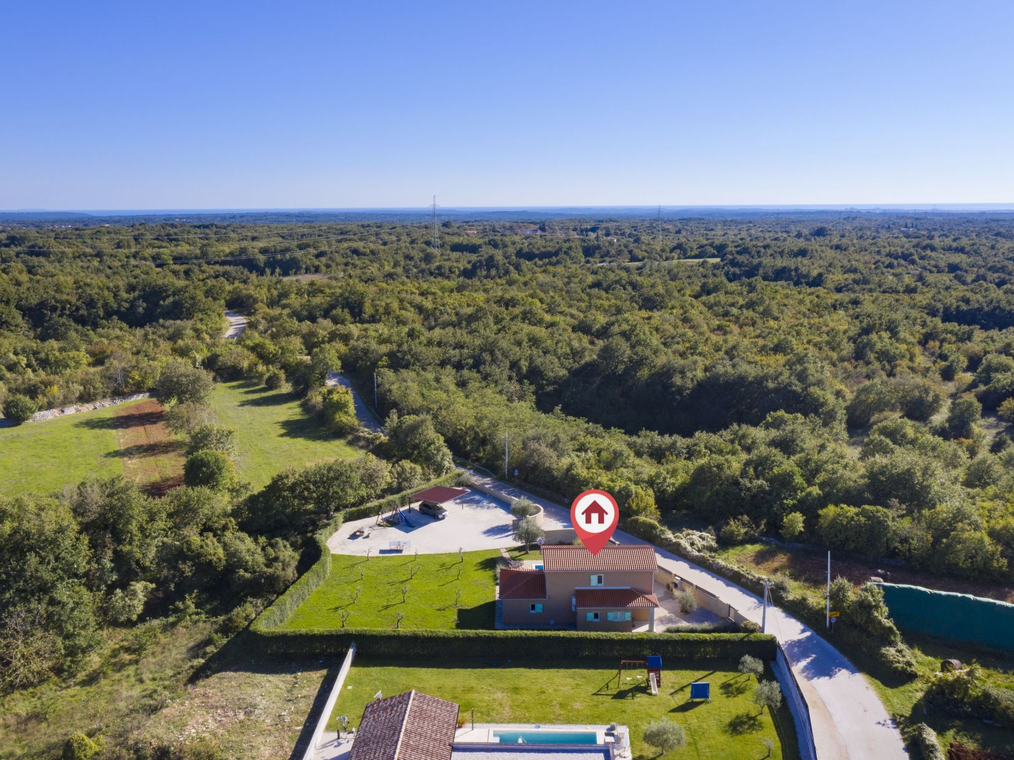 "Villa Matea" mit privatem Pool-Binnen