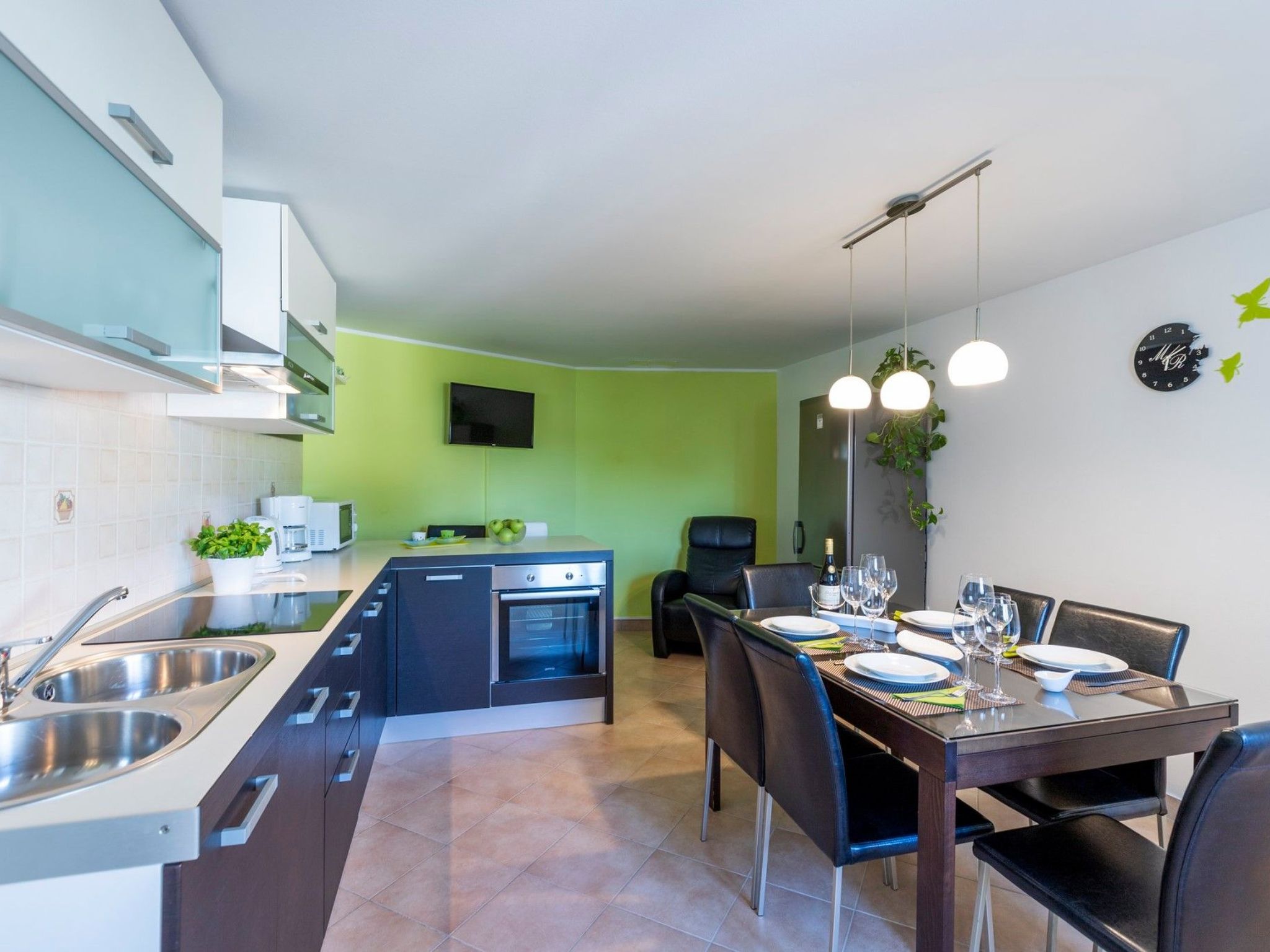 Mit Privatpool für 6 Personen ca. 100 m&sup2; in Hreljici, Adriaküste Kroatien - Image-tags.info