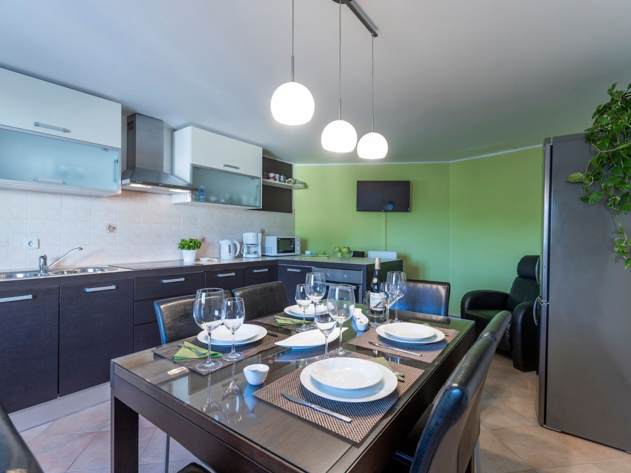Mit Privatpool für 6 Personen ca. 100 m&sup2; in Hreljici, Adriaküste Kroatien - Image-tags.info