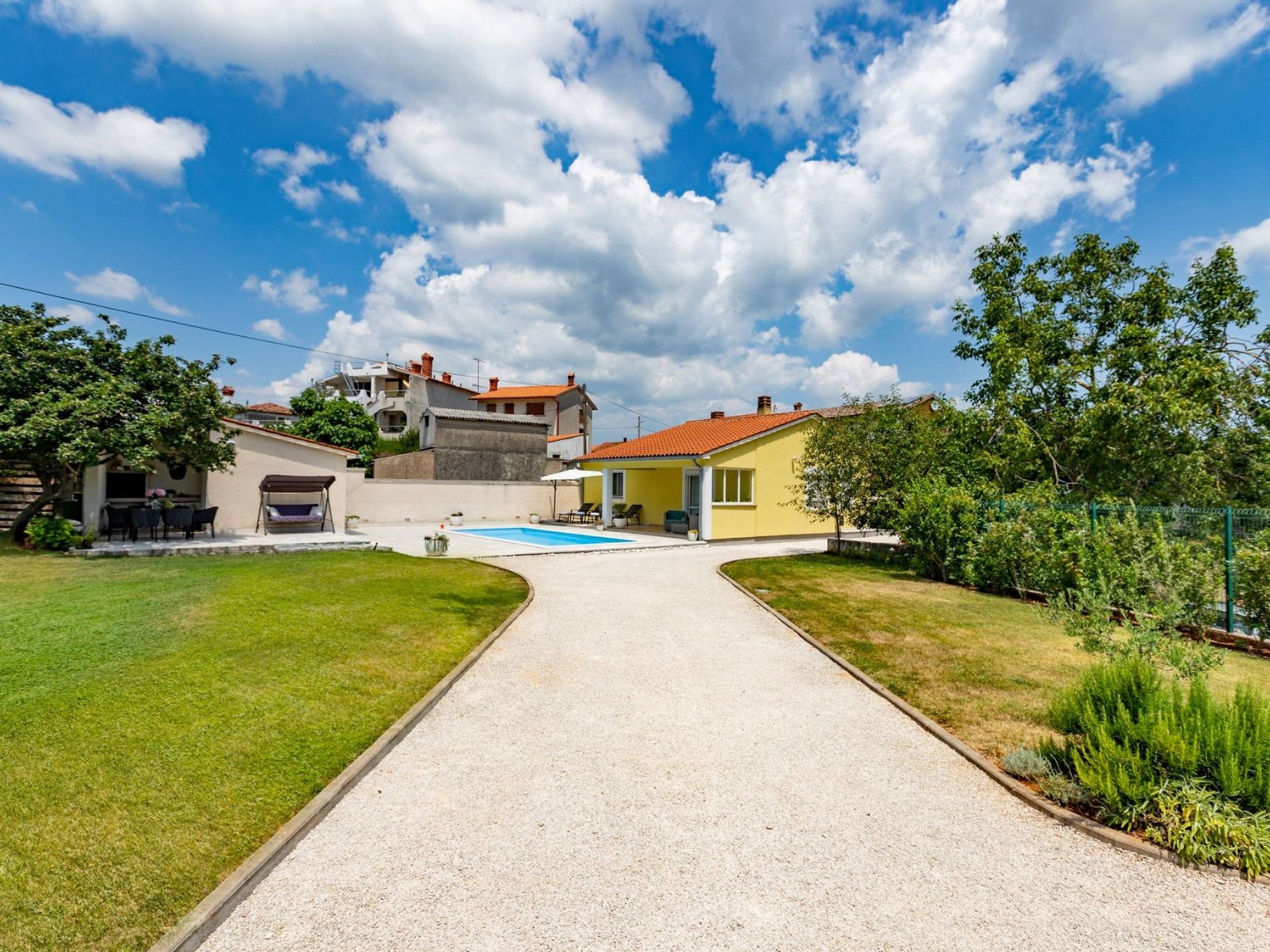 Mit Privatpool für 6 Personen ca. 100 m&sup2; in Hreljici, Adriaküste Kroatien - Image-tags.info