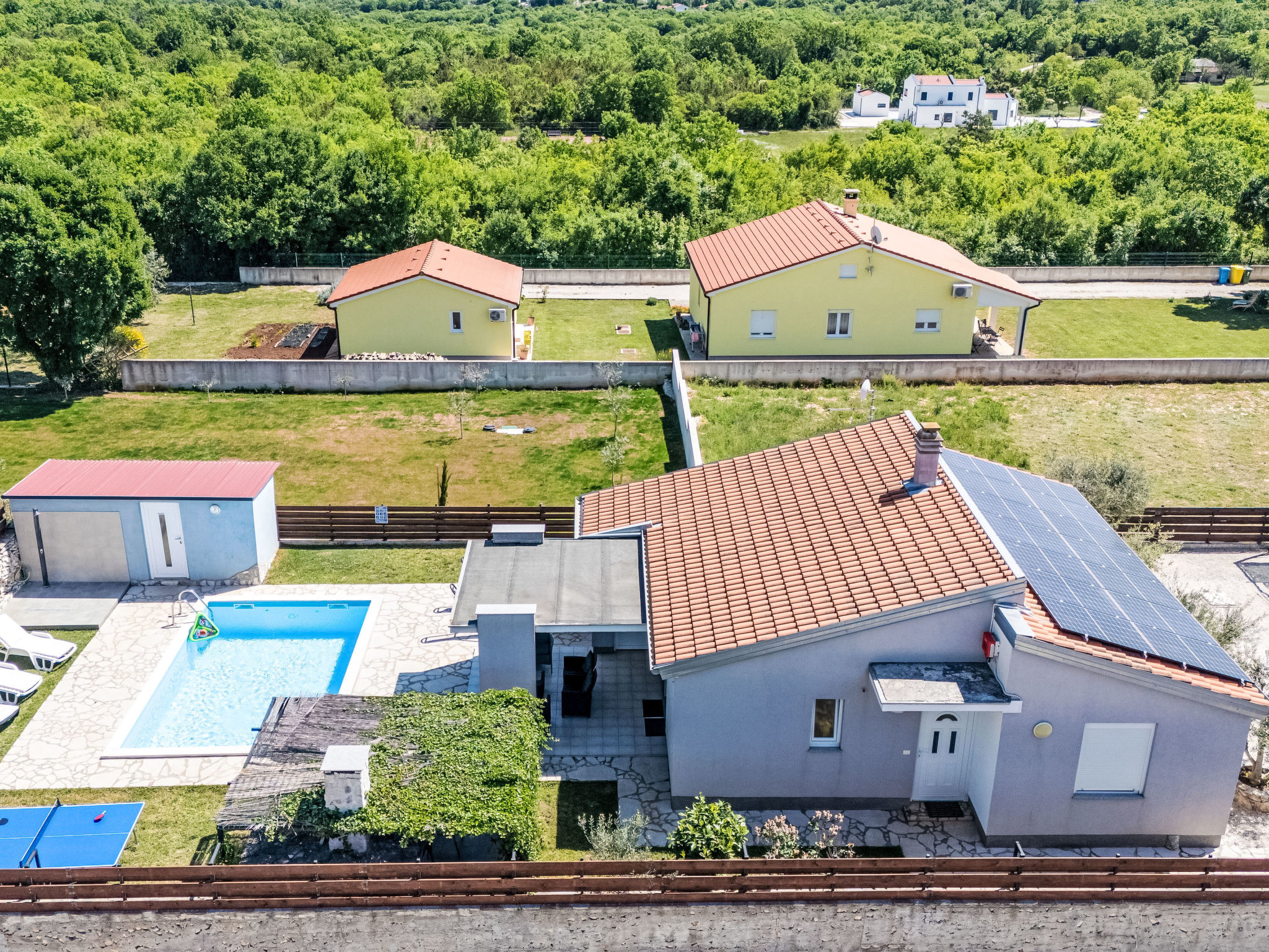 Ferienhaus - Buiten