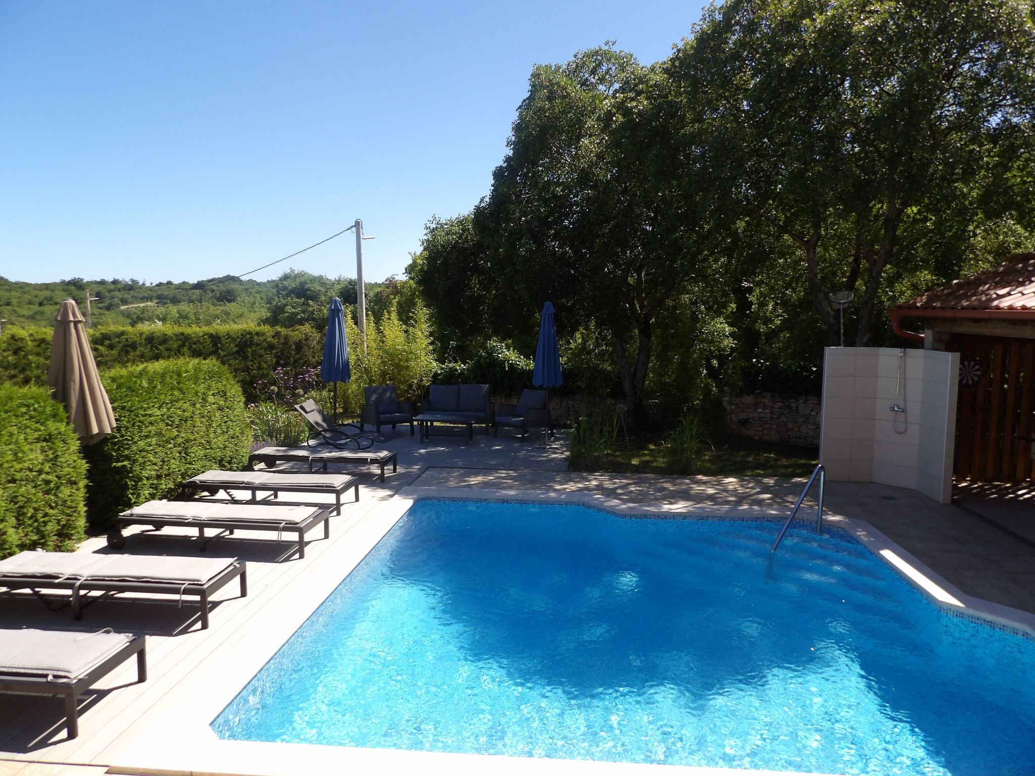 Villa Krase mit Pool-Dedans