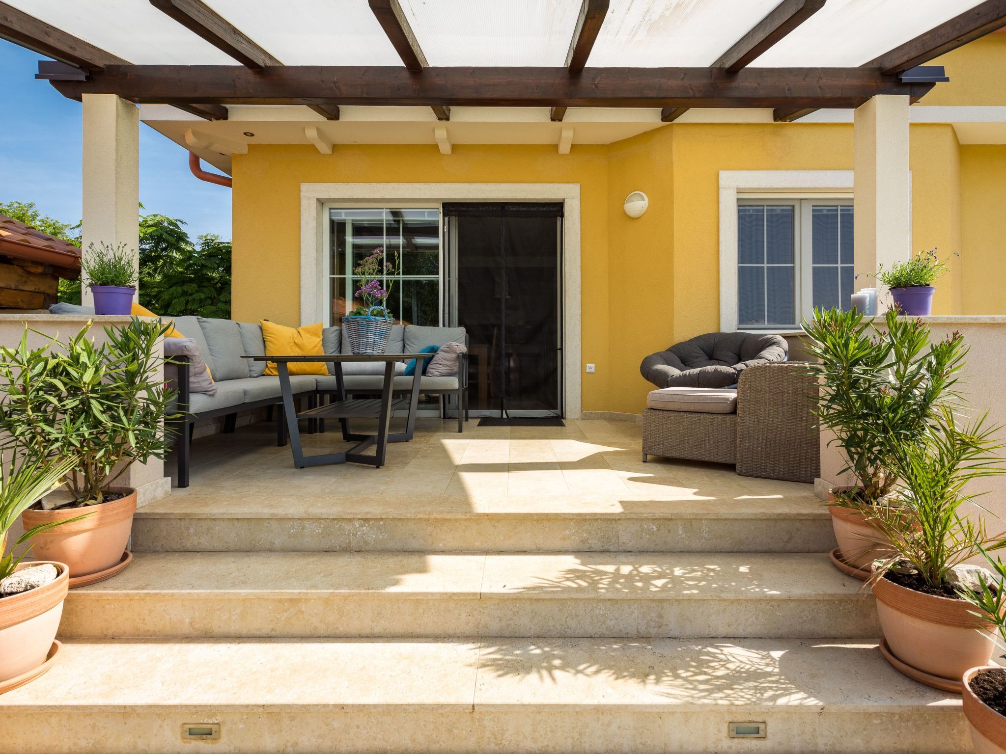 Villa Krase mit Pool-Dedans