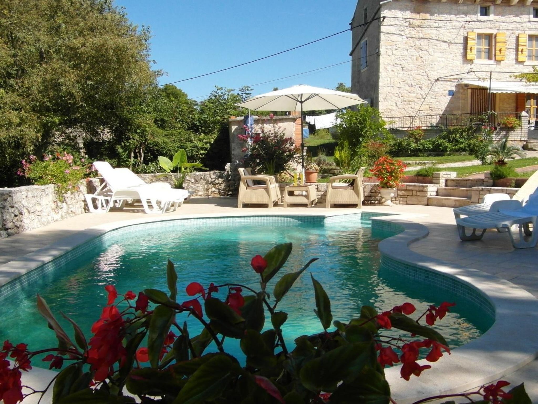 Villa 'Vickovi' mit Gemeinschaftspool-Binnen