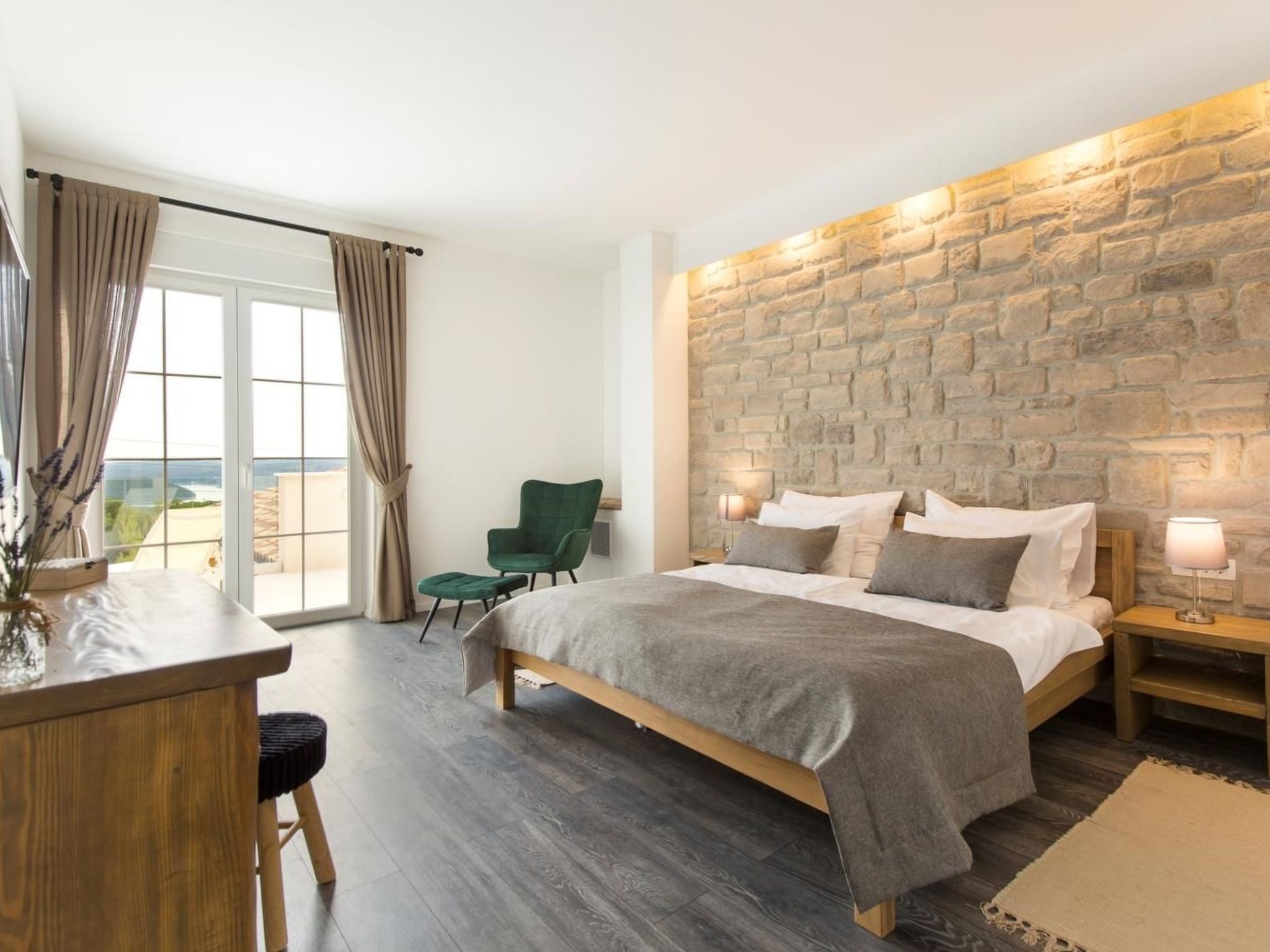 Vakantiehuis met privé zwembad in Brovinje (Kroatië) voor 9 personen