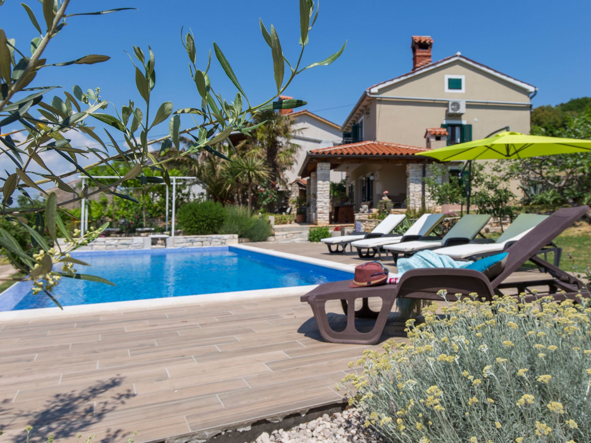 Vakantiehuis met privé zwembad in Brovinje (Kroatië) voor 4 personen