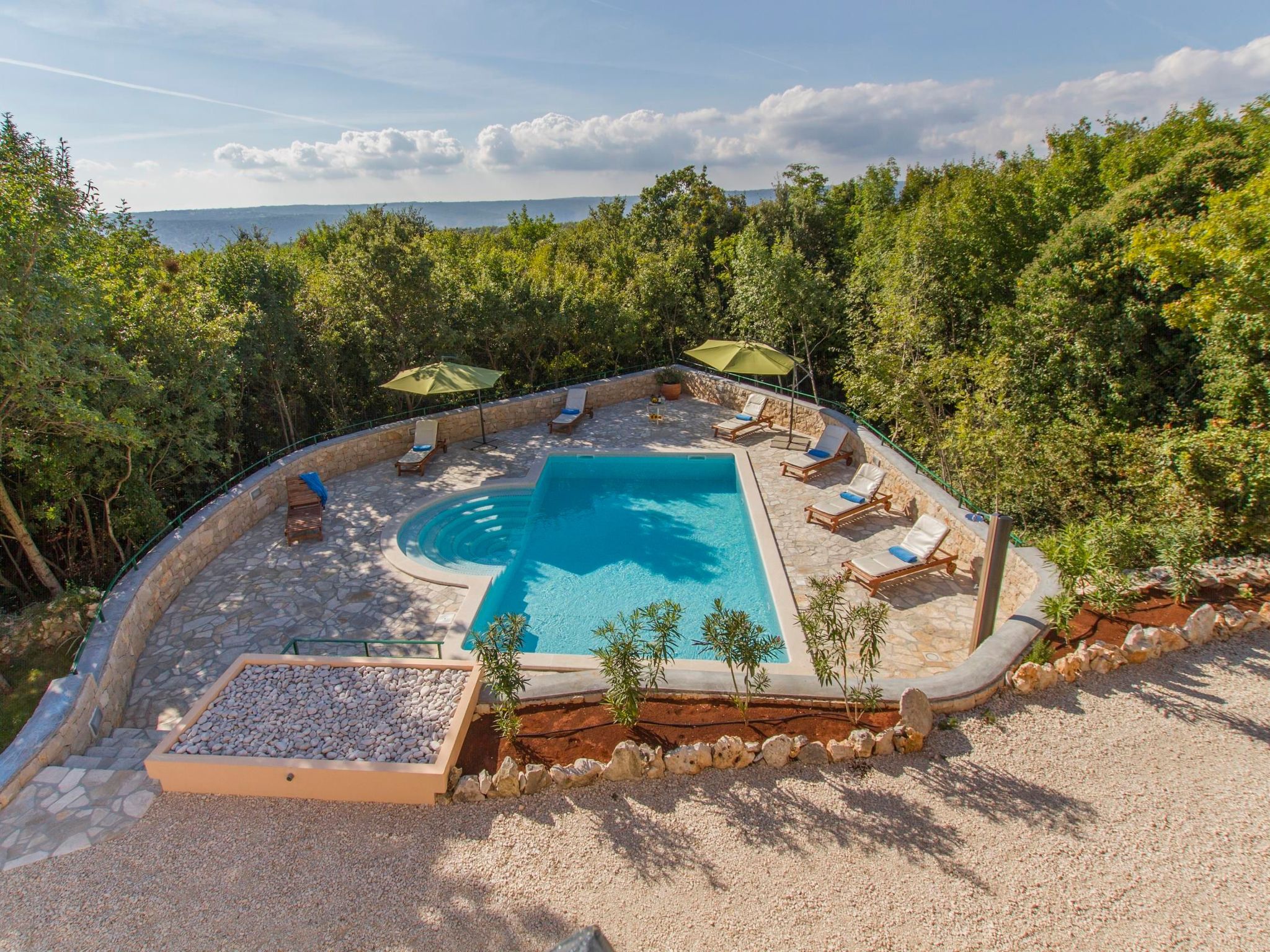 Vakantiehuis in Brovinje (Kroatië) 1 hond is welkom