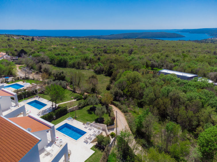 9-persoons villa Chiara met privézwembad en zeezicht in Rabac in Rabac/Sveti Lovreč Labinski
