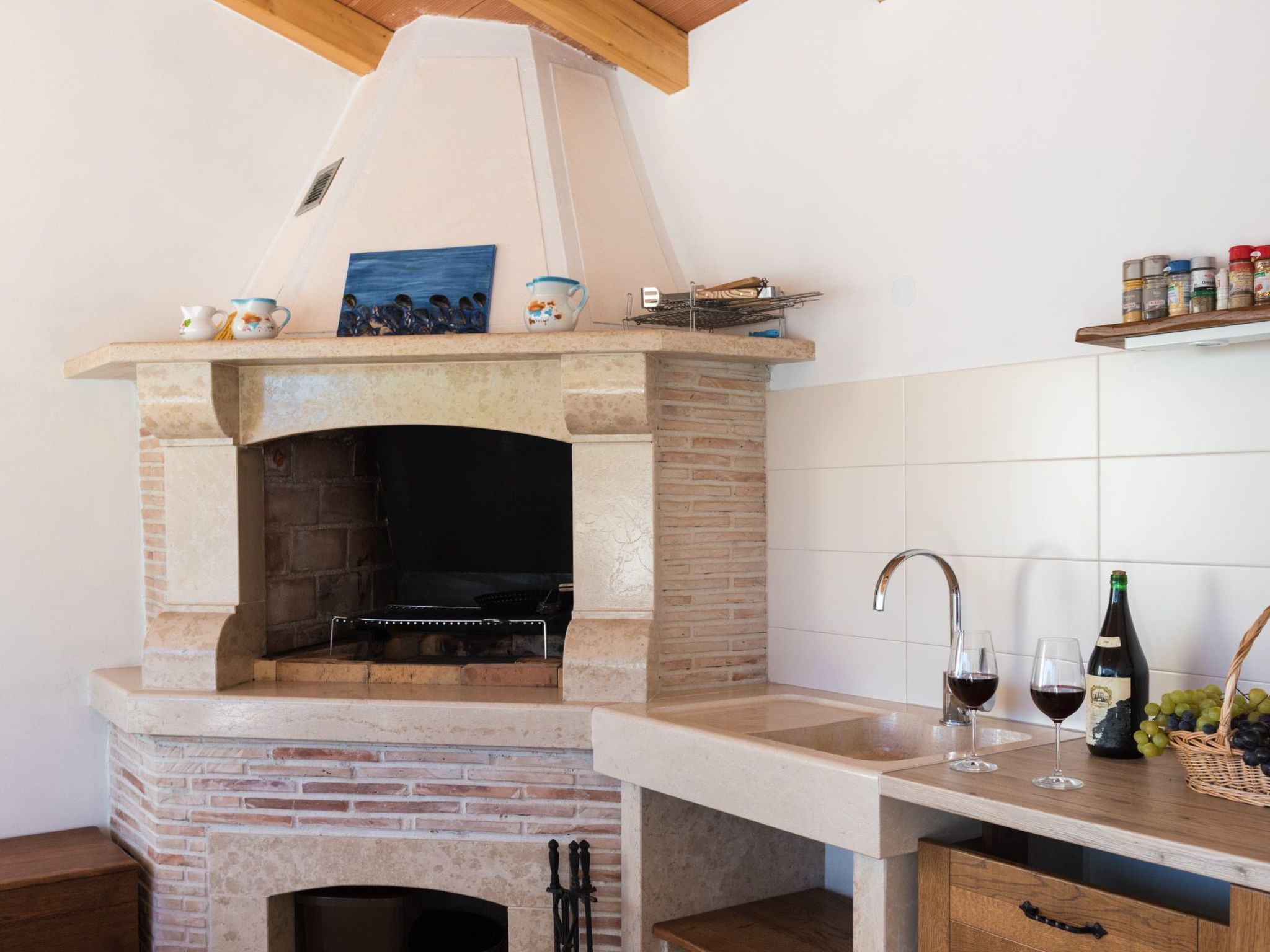 Villa 'Villa Mare' mit privatem Pool-Drinnen