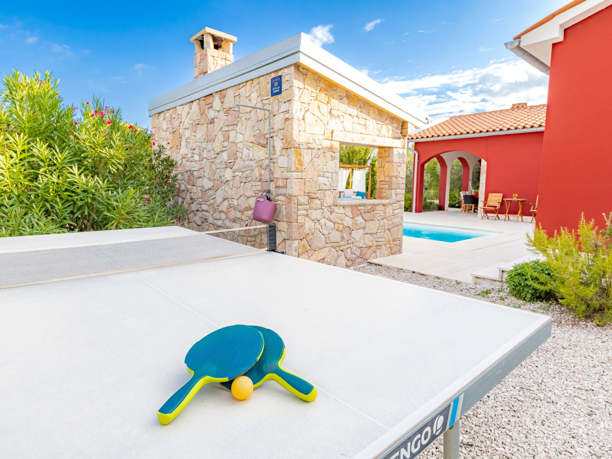 Vakantiehuis met privé zwembad in Trget (Kroatië) voor 6 personen