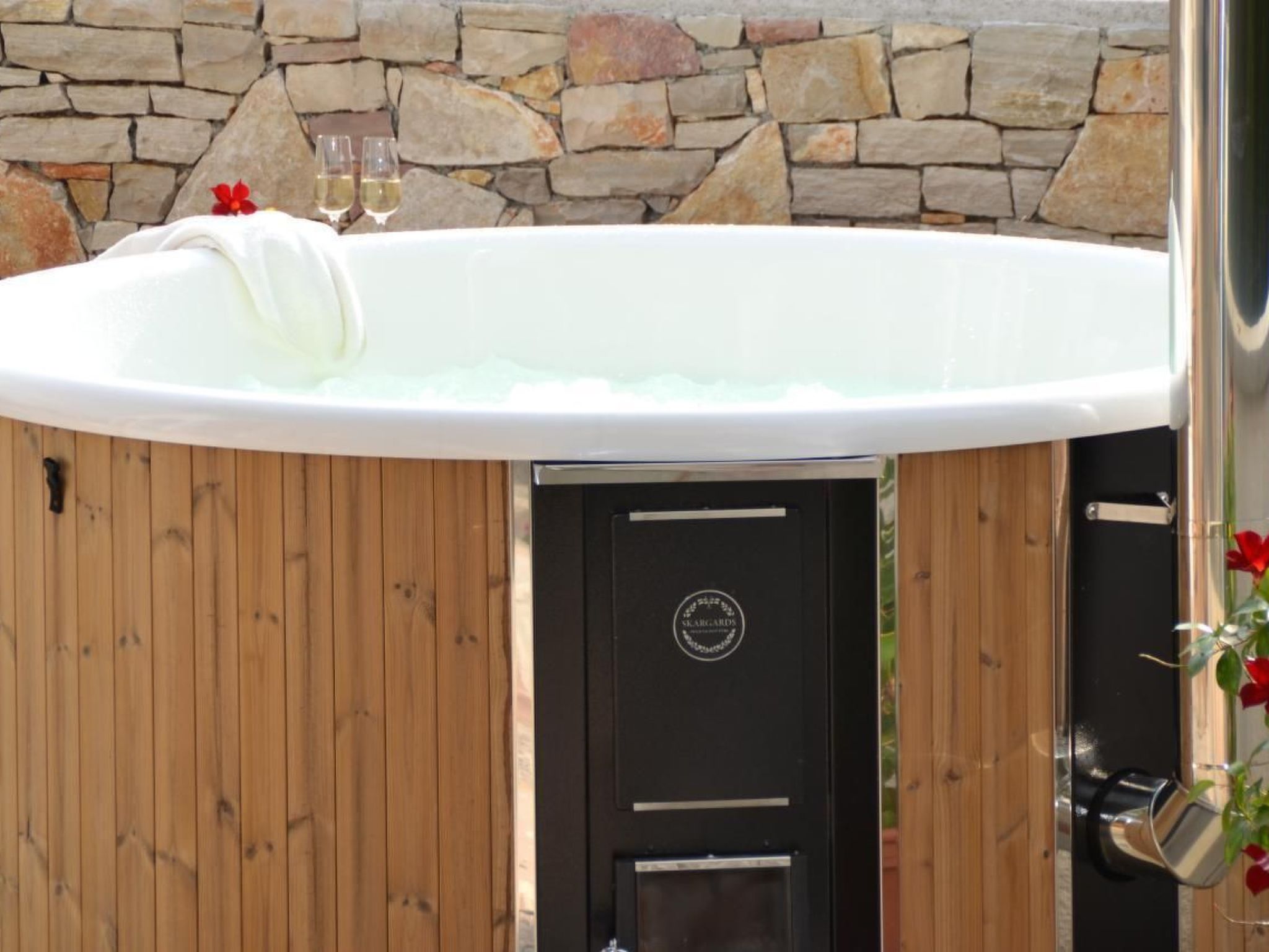 Detailgestaltete Villa mit Pool, Sauna und Hot Tub-Drinnen