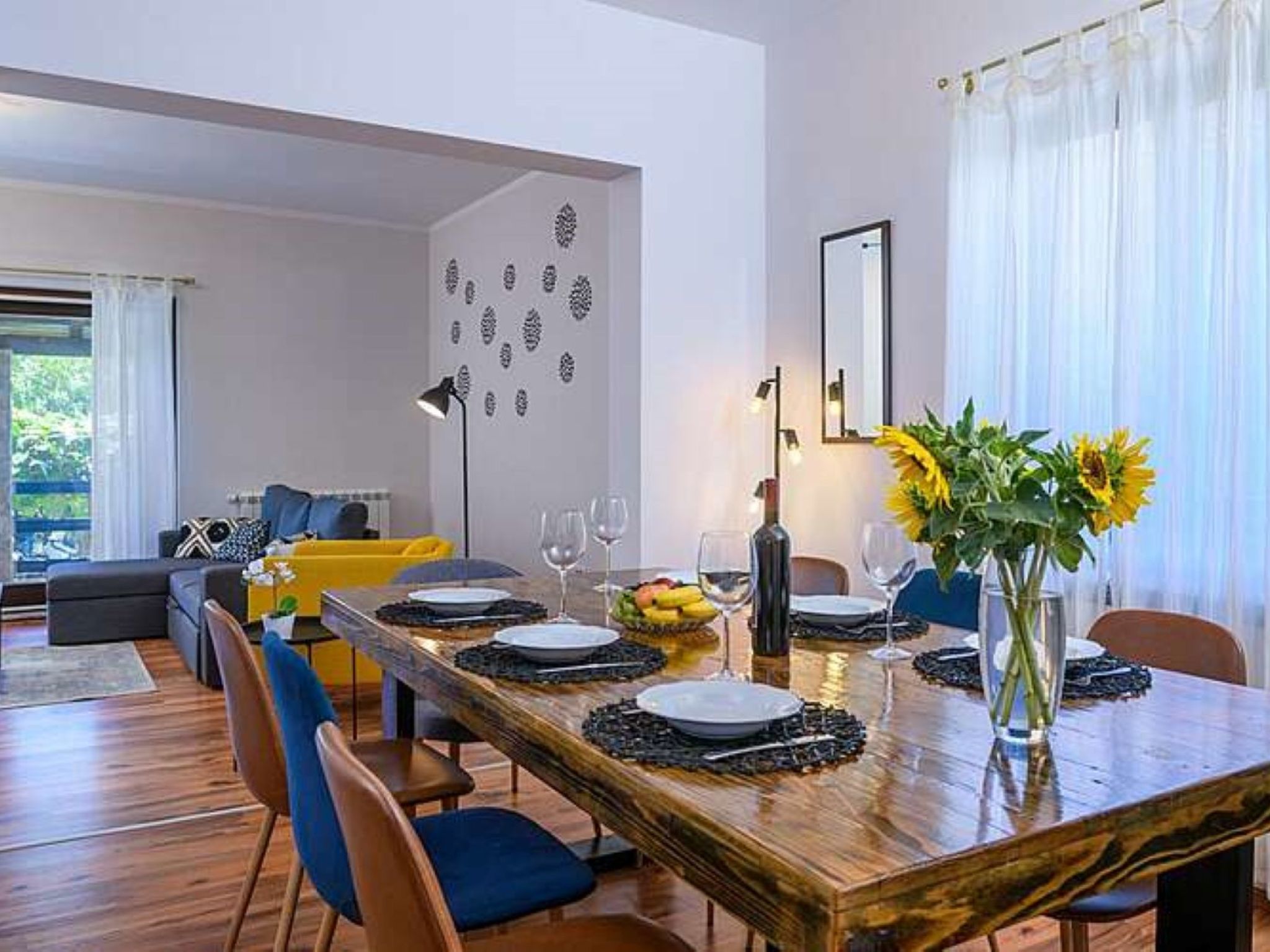 Komfortable, ruhige Erdgeschoss-Ferienwohnung-Drinnen