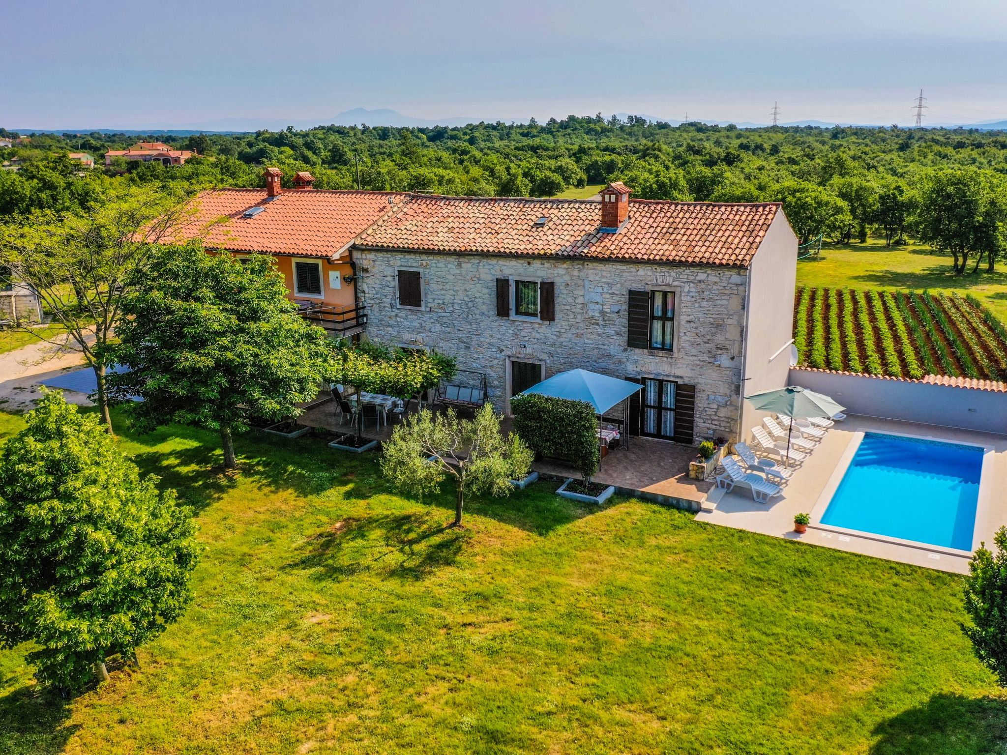 Vakantiehuis in Barban (Kroatië) 1 hond is welkom