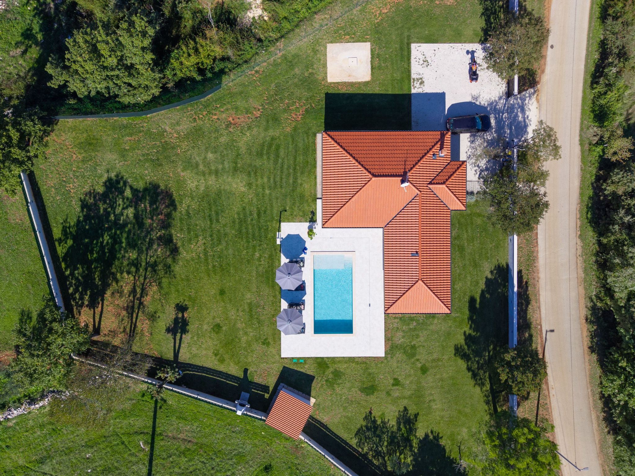 Moderne Villa bei Barban-Binnen