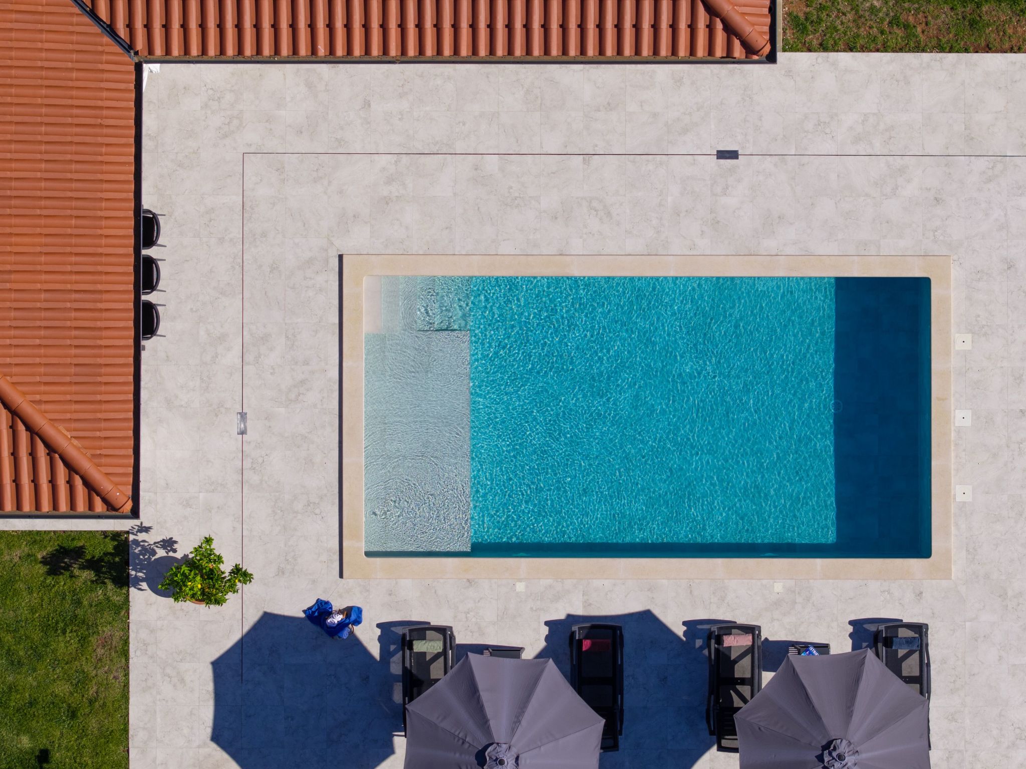 Moderne Villa bei Barban-Binnen