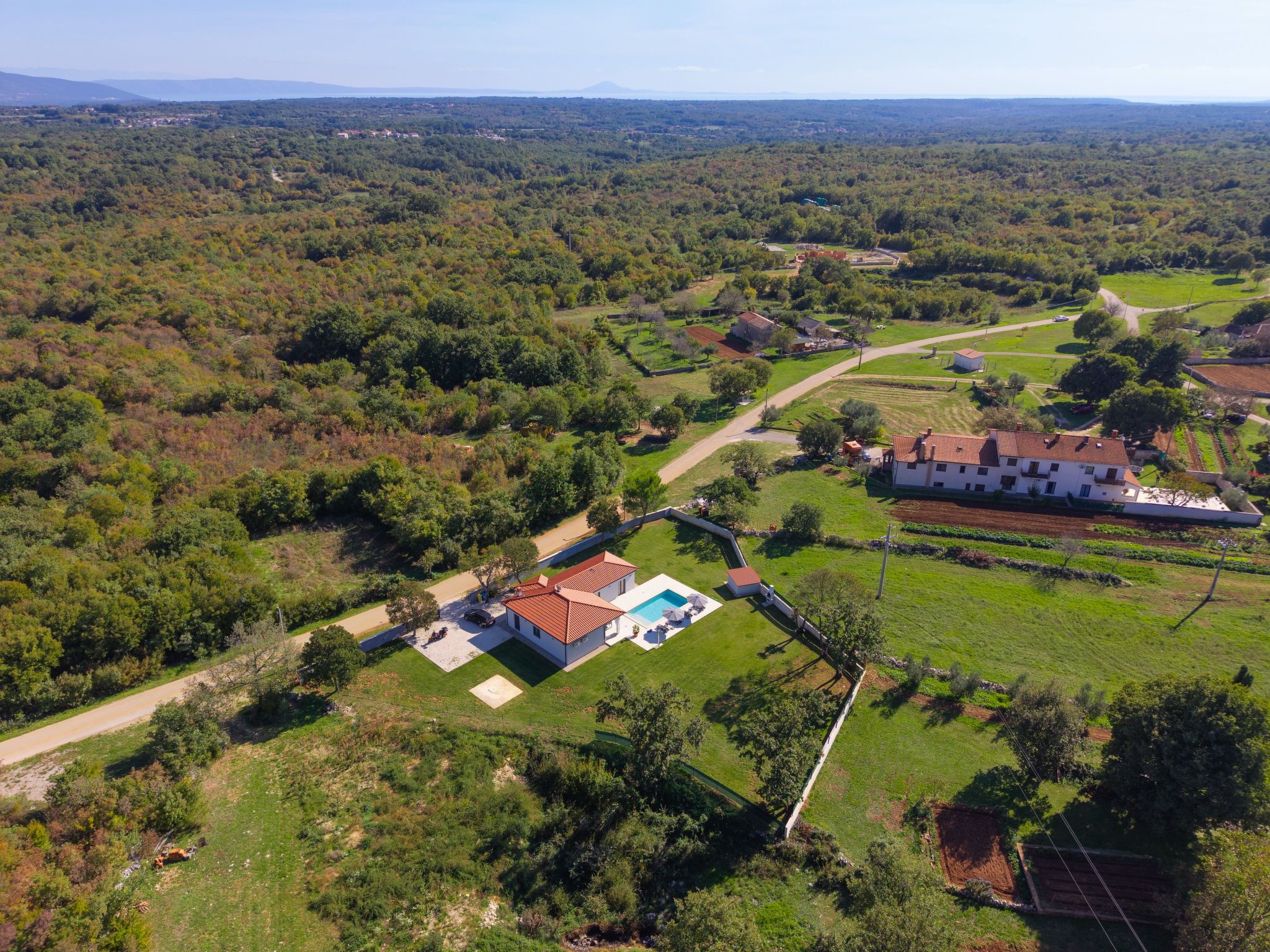 Moderne Villa bei Barban-Binnen