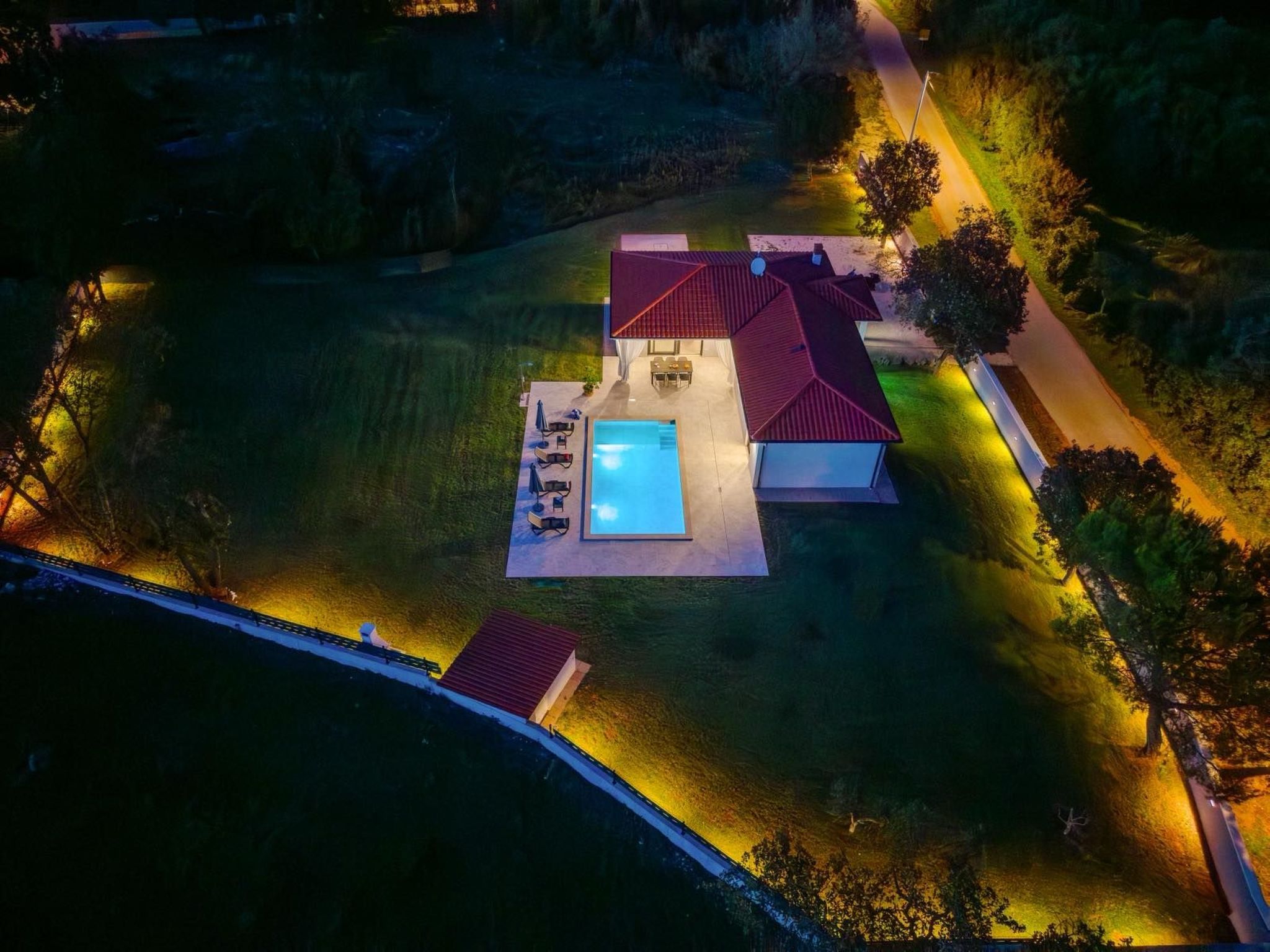 Moderne Villa bei Barban-Binnen