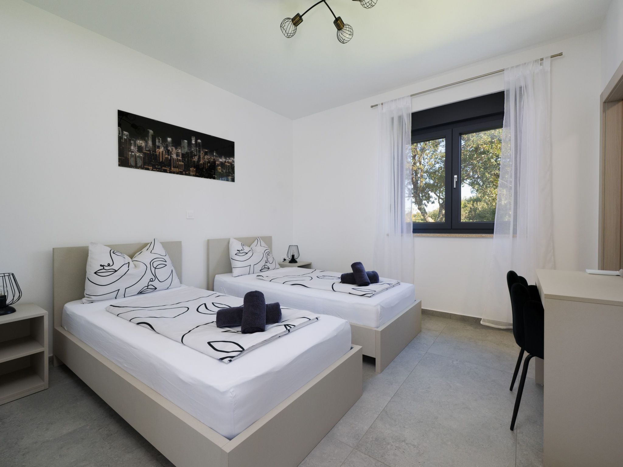 Moderne Villa bei Barban-Binnen