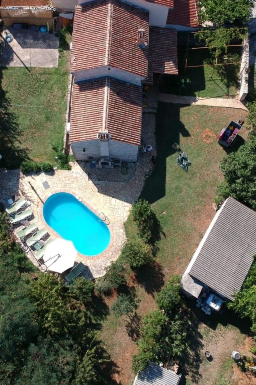 In Bratulići mit Privatem Pool-Dedans