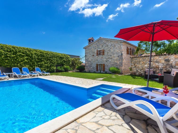 Modernes Ferienhaus In Vadreš Mit Privatem Pool - Pješčana Uvala