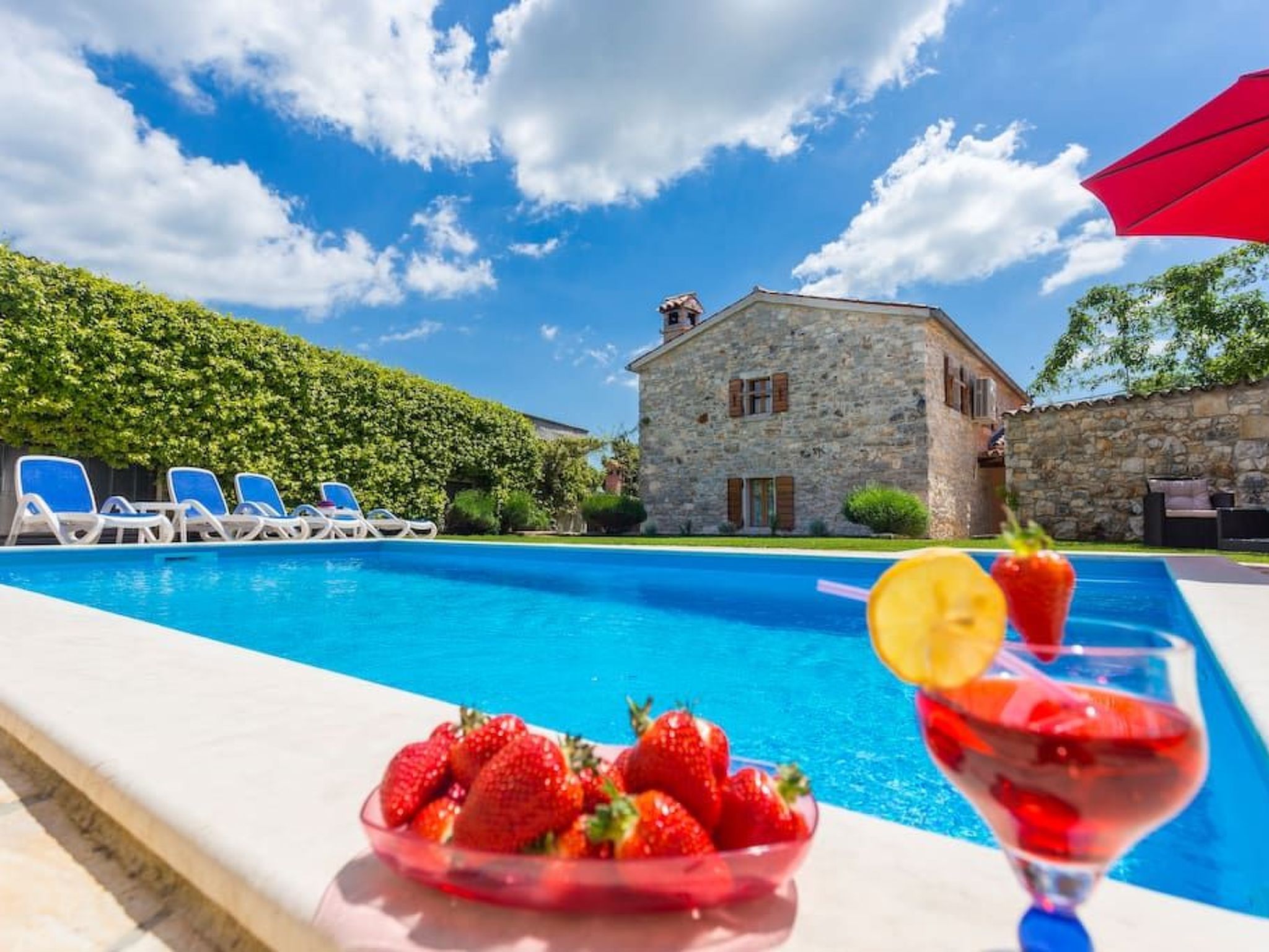 Modernes Ferienhaus in Vadreš mit Privatem Pool