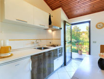 Knus appartement voor 2 in groene oase bij Labin, 8 km van zee - thumbnail 6