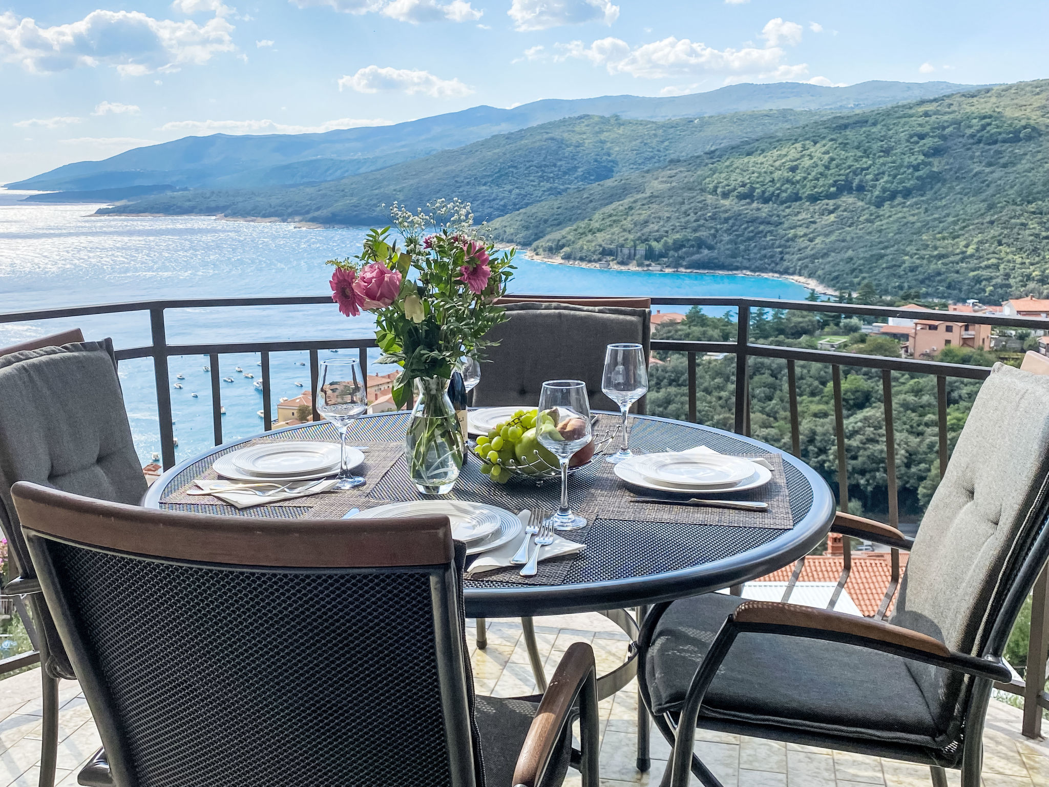 Panoramic sea view