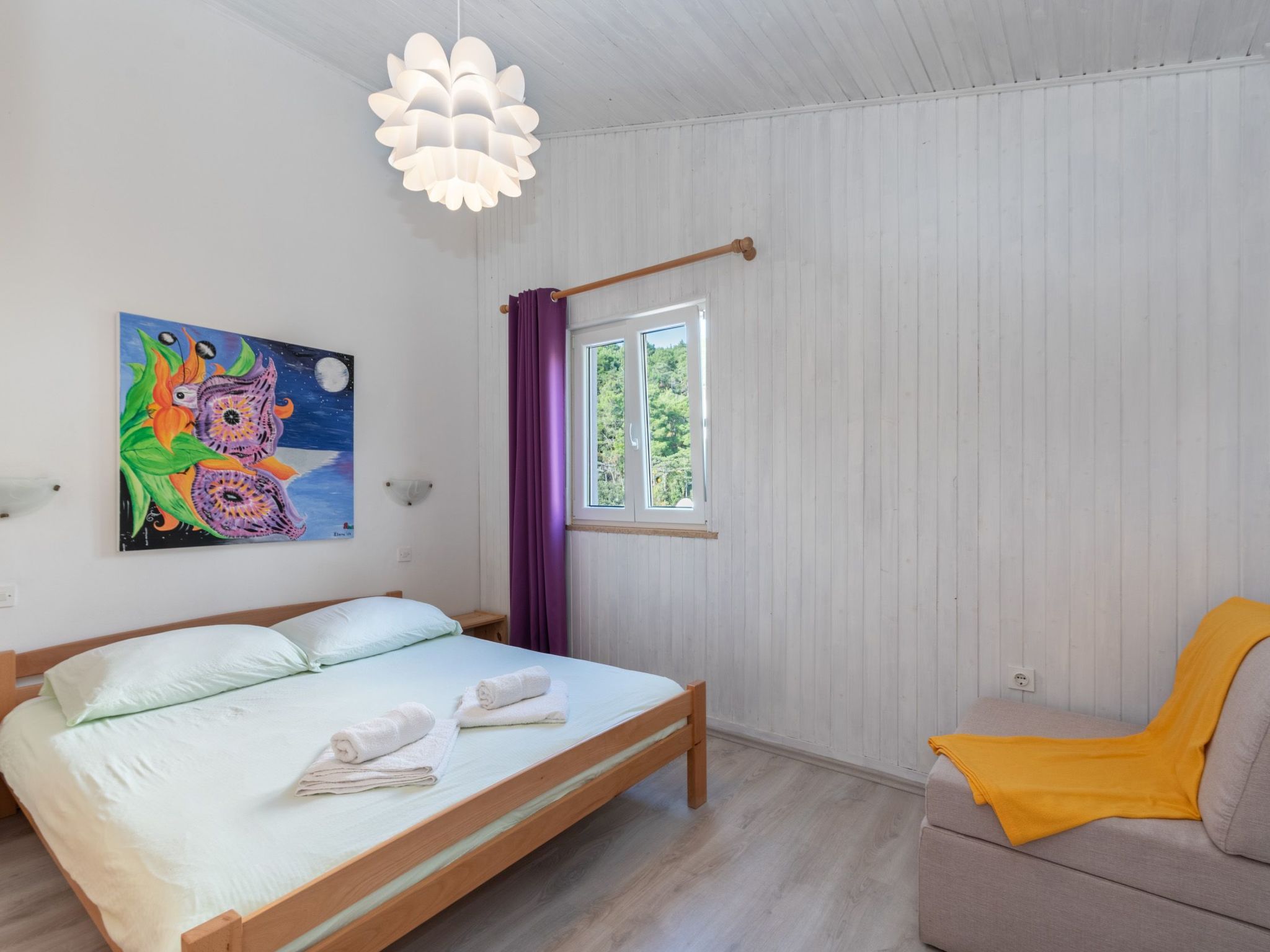 Wohnung "Leonardo" mit Blick auf das Wasser-Drinnen