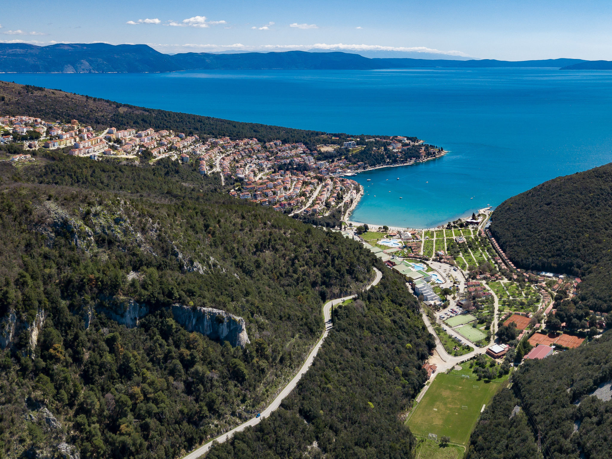 Wohnung "Olia Blue" mit Balkon-Environnement