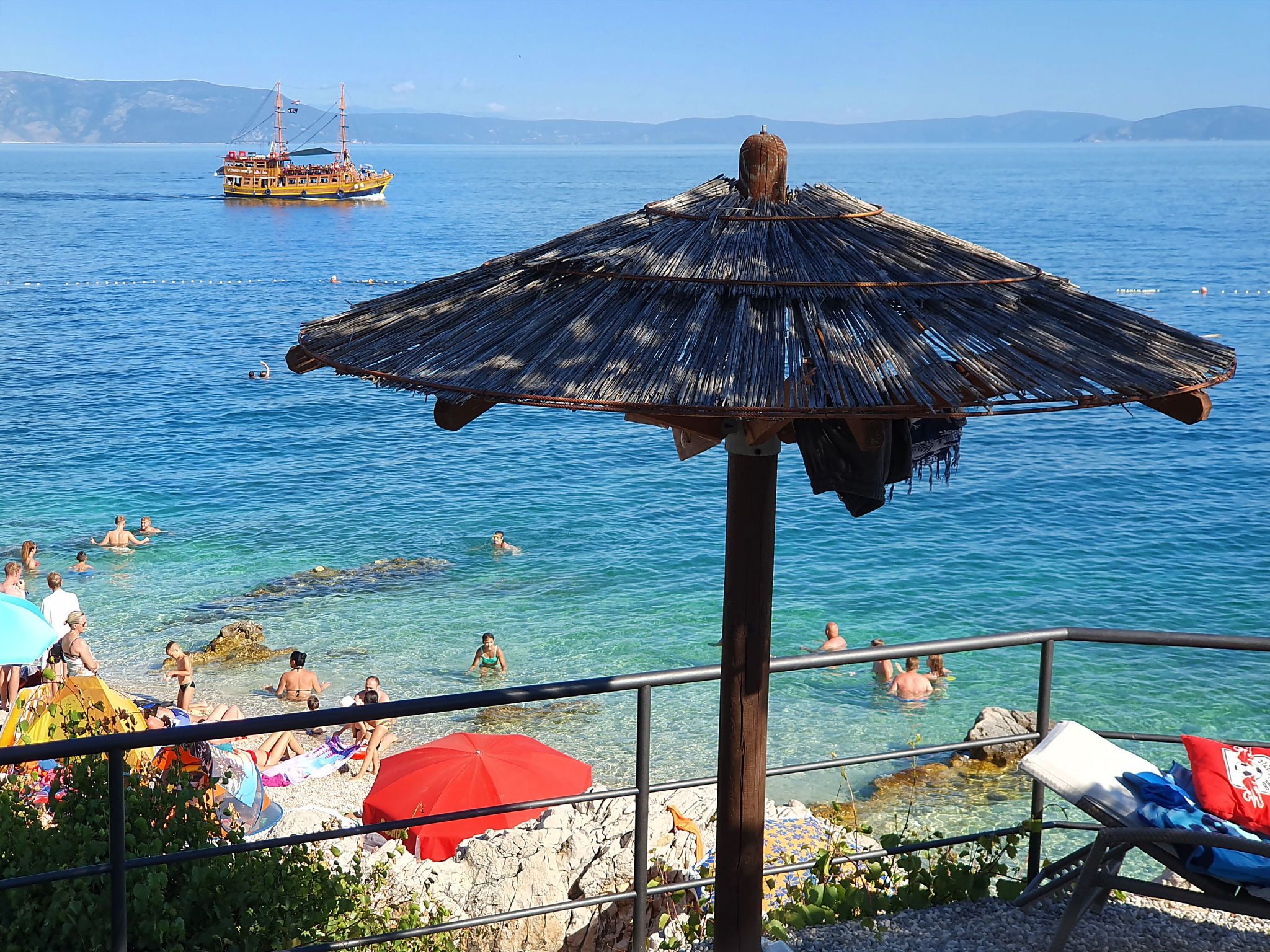 Wohnung "Ela A4" direkt am Strand-Buiten
