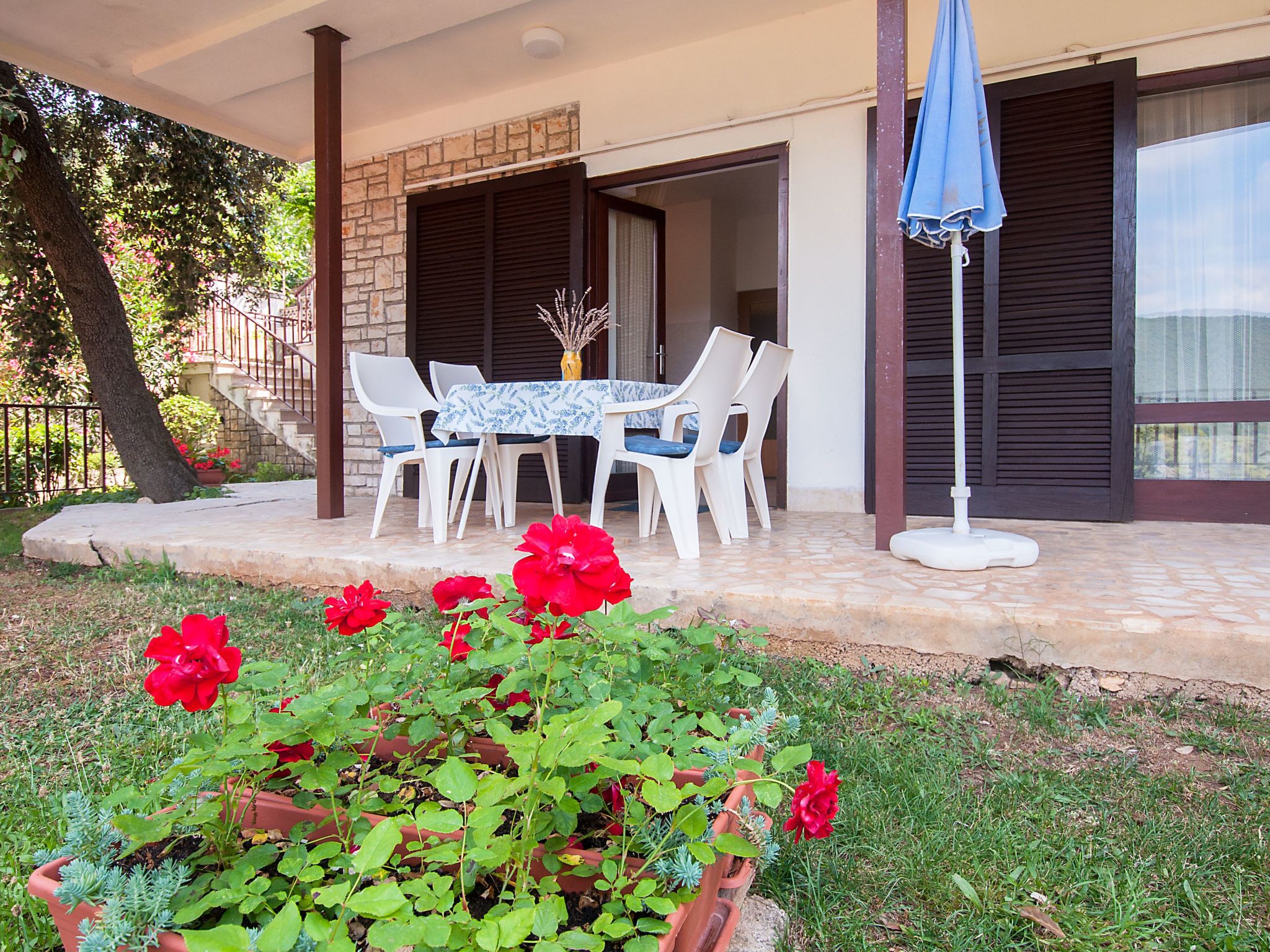 Wohnung in Rabac mit kleiner Terrasse