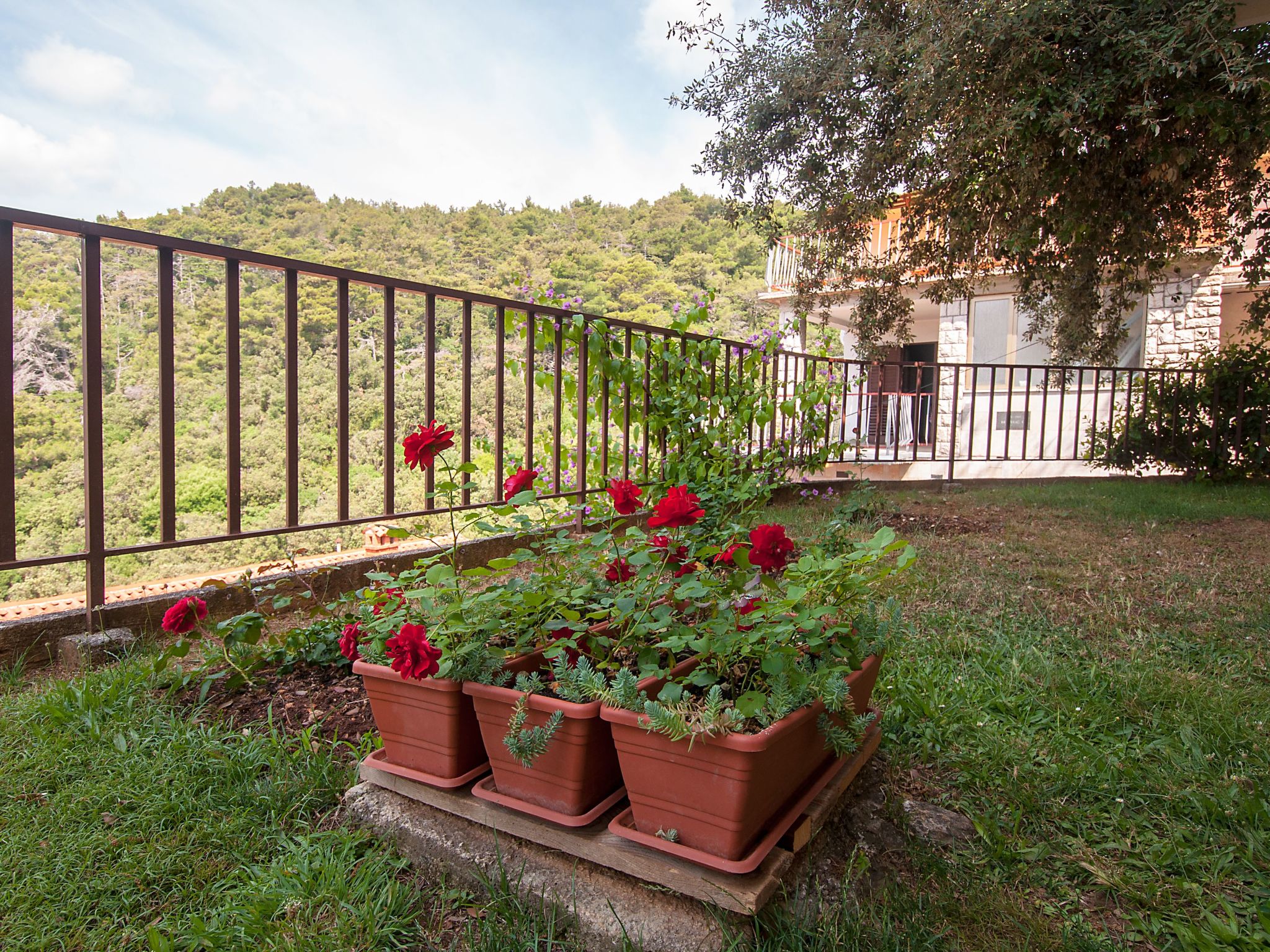 in Rabac mit kleiner Terrasse
