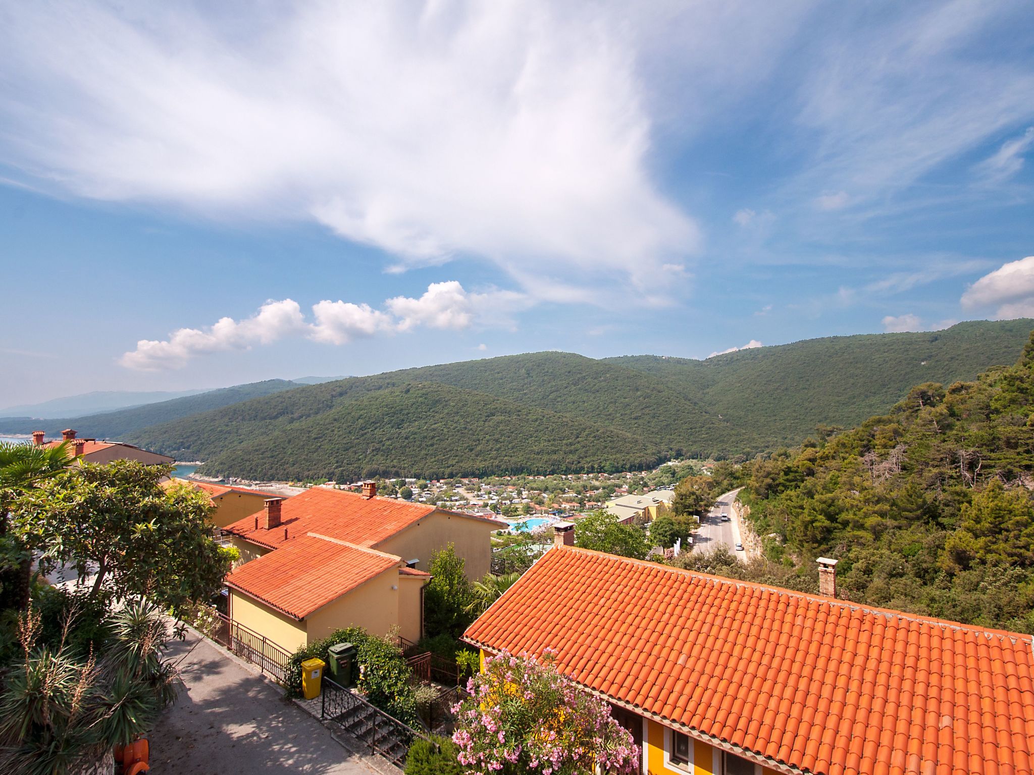 in Rabac mit kleiner Terrasse