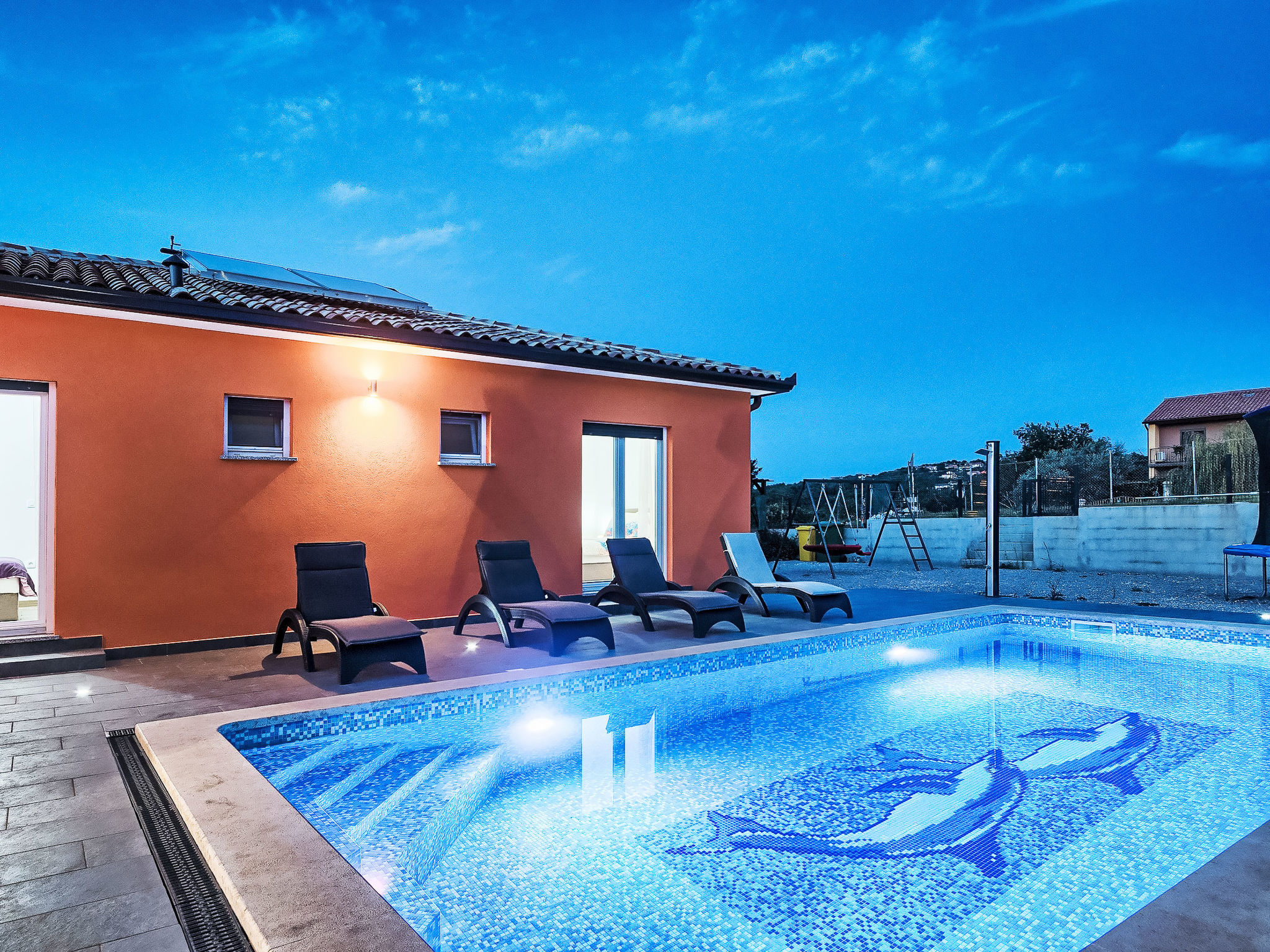Haus Stella in Kapelica, Istrien mit privatem Pool
