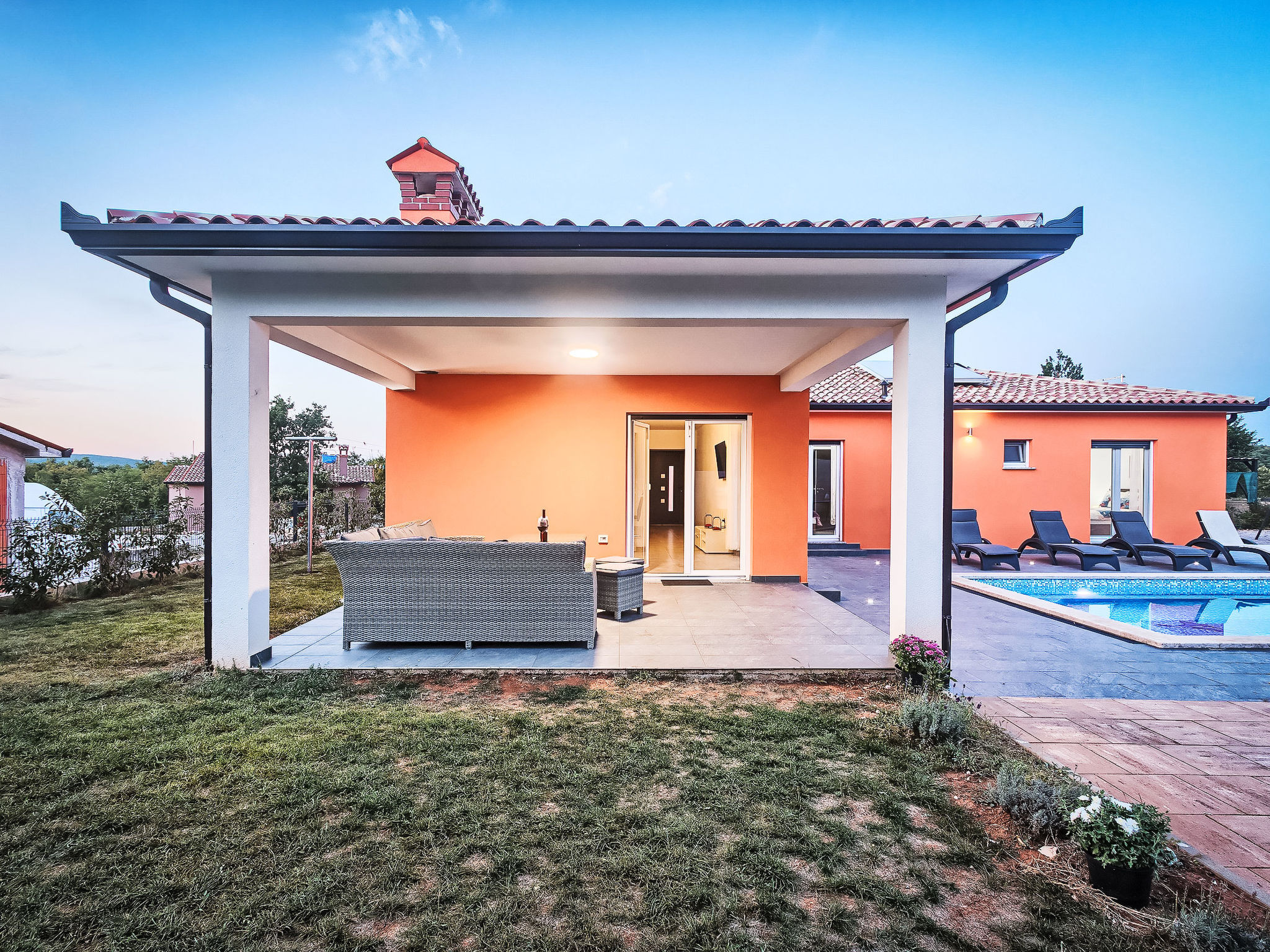 Haus Stella in Kapelica, Istrien mit privatem Pool