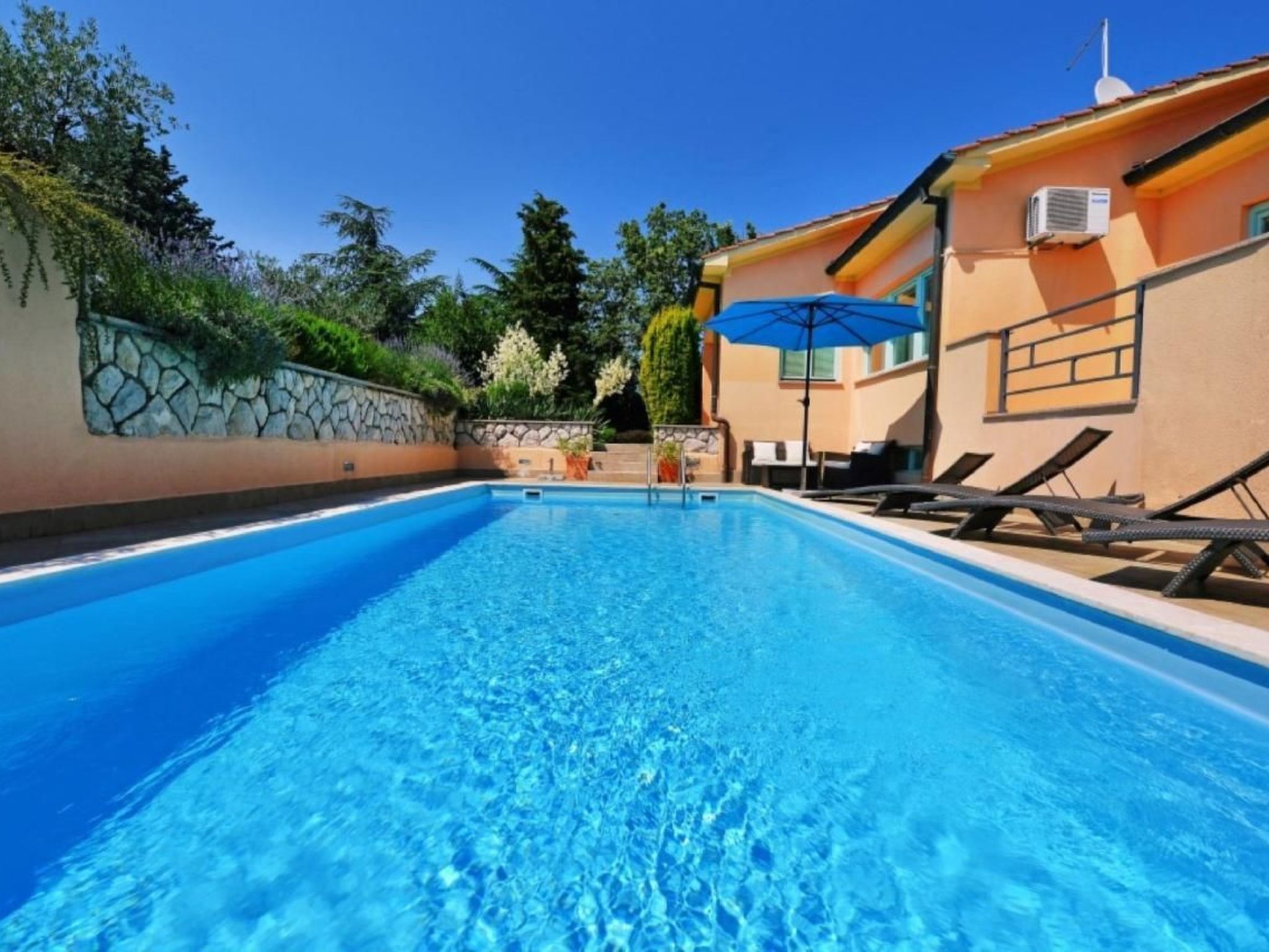 Villa Steffani in Kapelica, Istrien mit Pool-Binnen