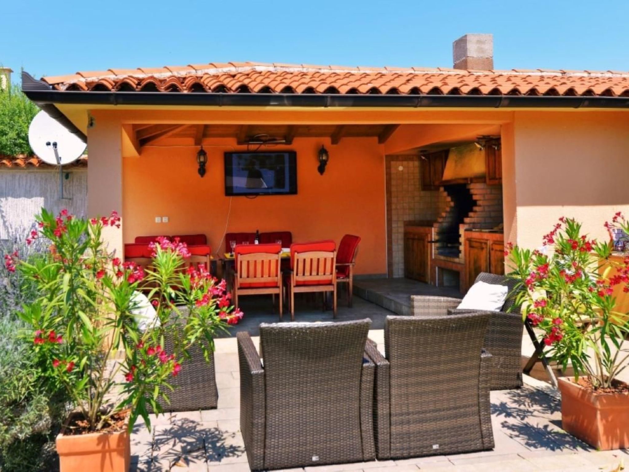 Villa Steffani in Kapelica, Istrien mit Pool-Binnen