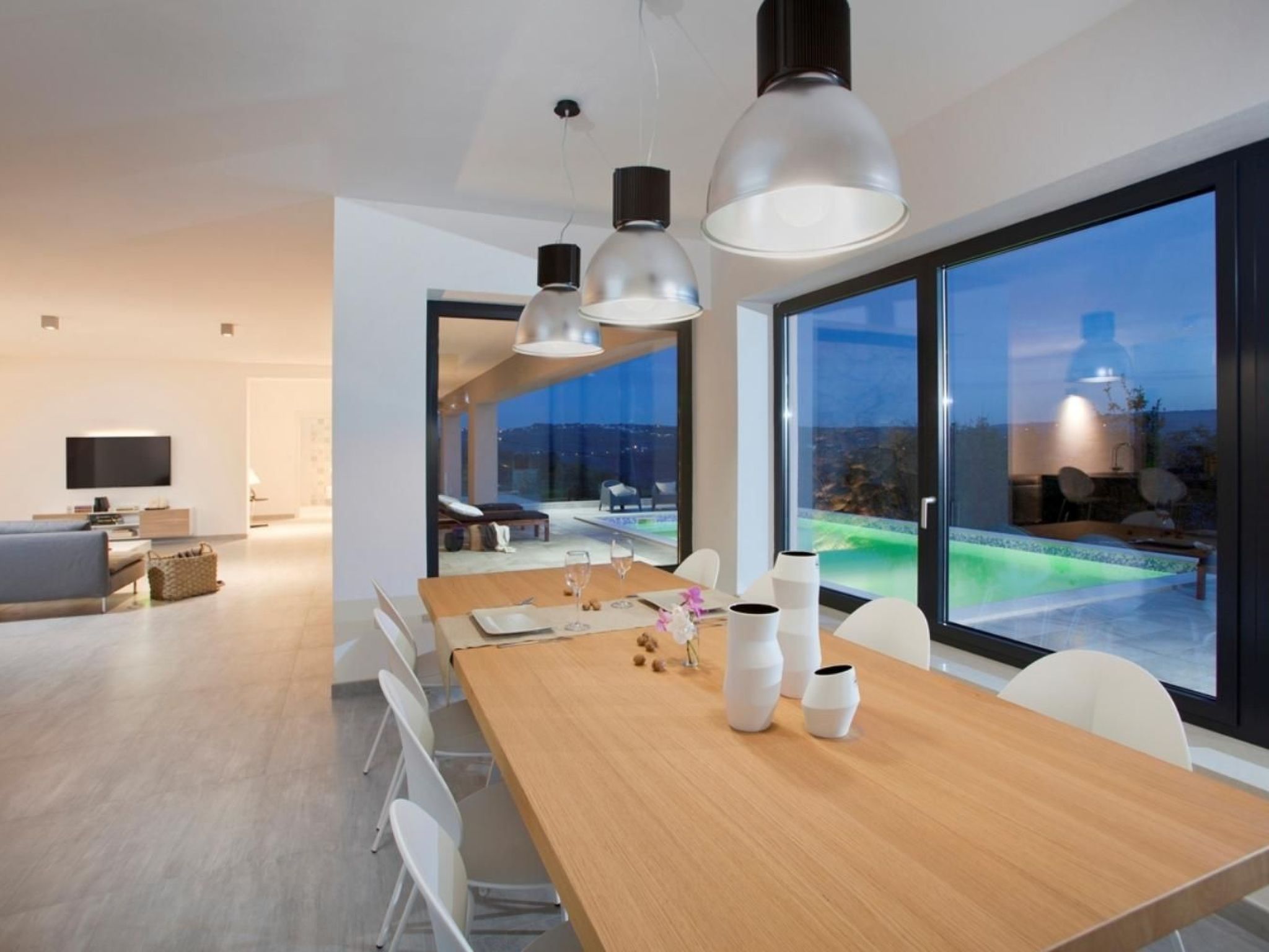 Moderne Villa Arsia mit Pool, gelegen in der Nähe von Labin-Drinnen