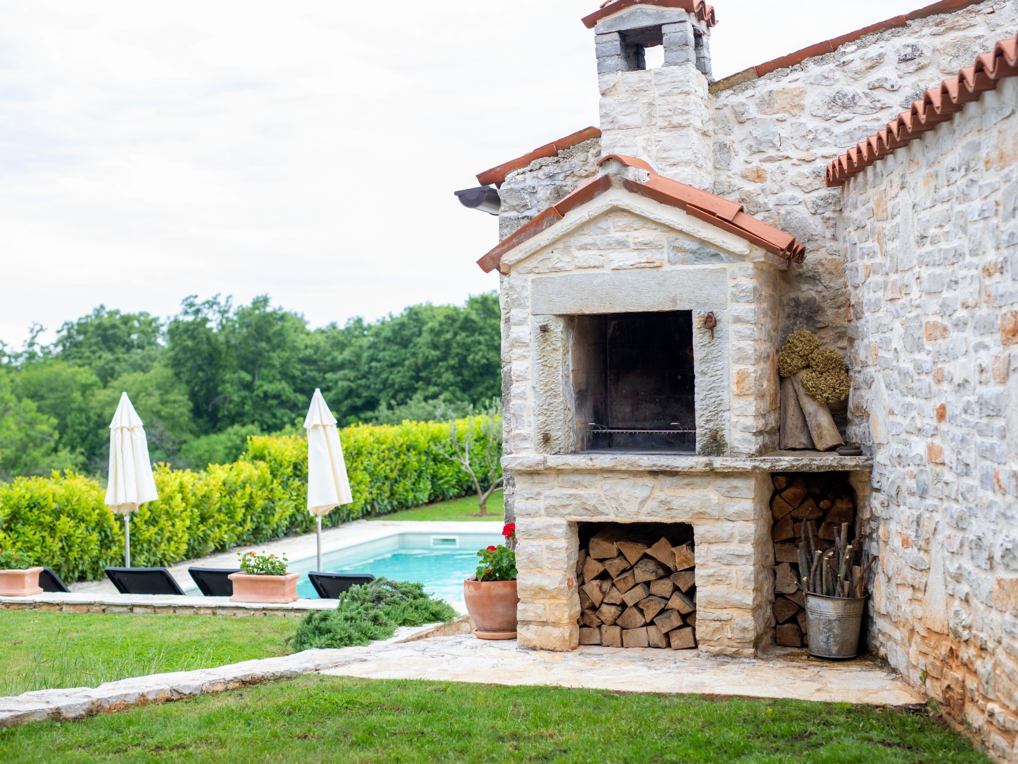 Charmante Familienvilla Milka bei Rabac-Outside