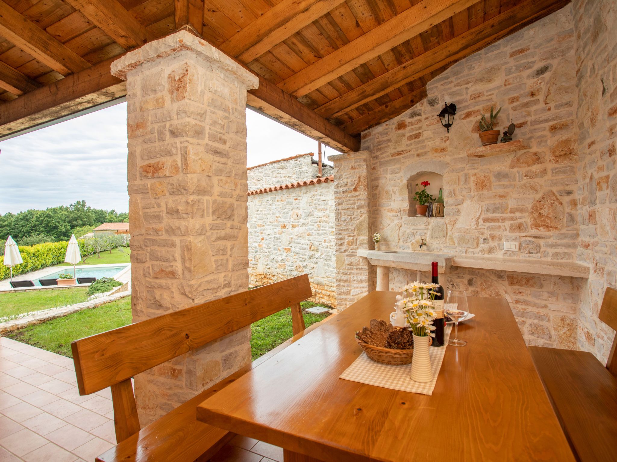 Charmante Familienvilla Milka bei Rabac-Outside