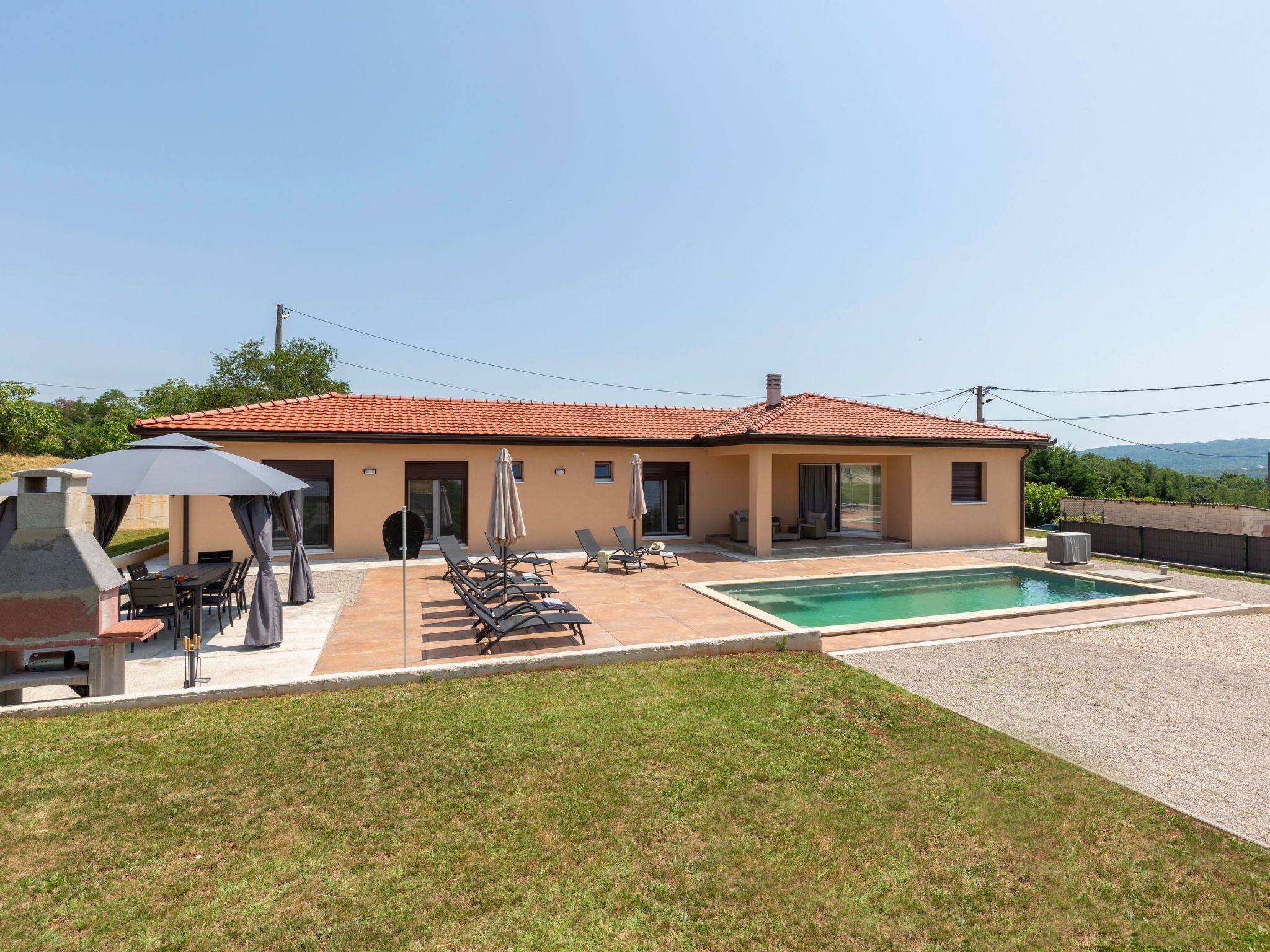 Welcome to Villa Xenia, a delightful one-story villa nestled in the charming town of Labin, Croatia. This simple yet elegantly designed villa offers a tranquil and inviting environment, making it the ..