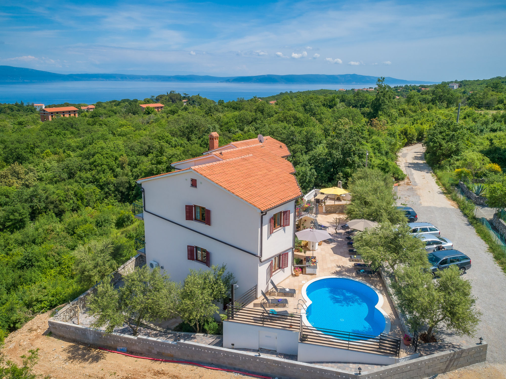 Ferienhaus in Drenje (Kroatien) und 1 Hund erlaubt