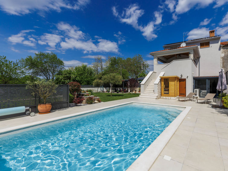Privézwembad en rust in vakantiehuis Villa Lora in Kršan in Kršan