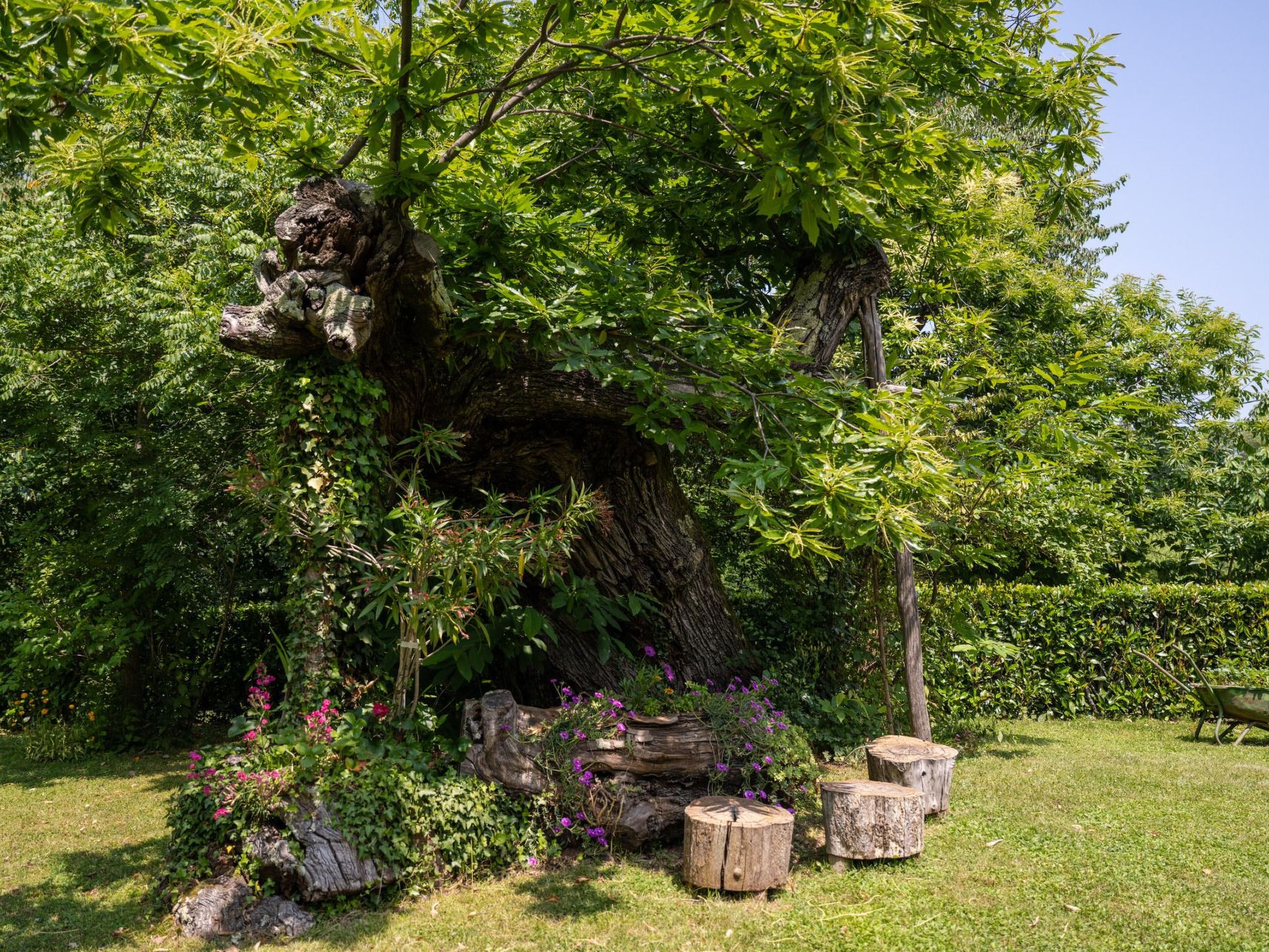 Gemütliches Ferienhaus in Ružići mit Offenem Kamin-Dedans