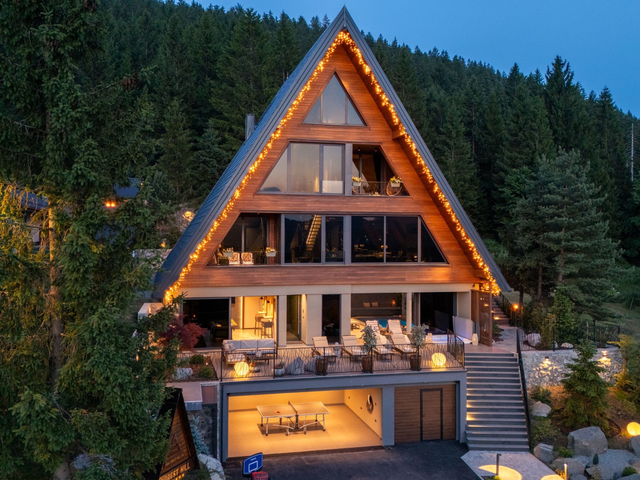 Chalet "Forest Hill" mit Hallenbad-Binnen