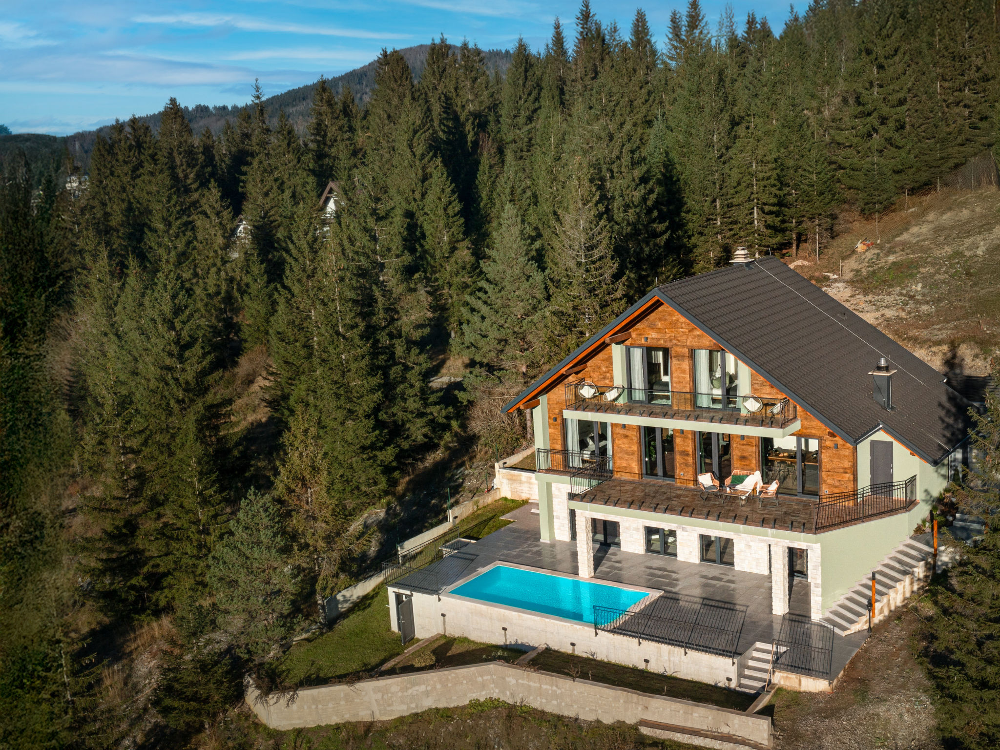 Vakantiehuis met privé zwembad in Ravna Gora (Kroatië) voor 8 personen