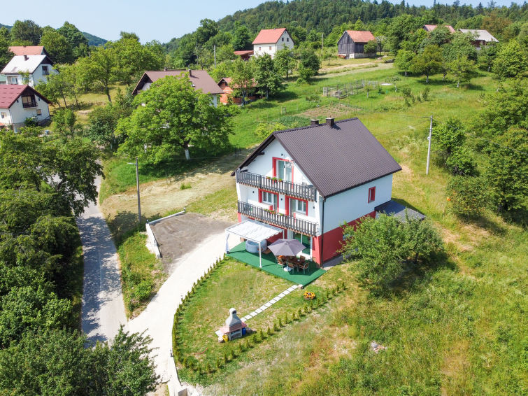 Vakantiehuis met open haard en whirlpool in Brod Moravice in Brod Moravice