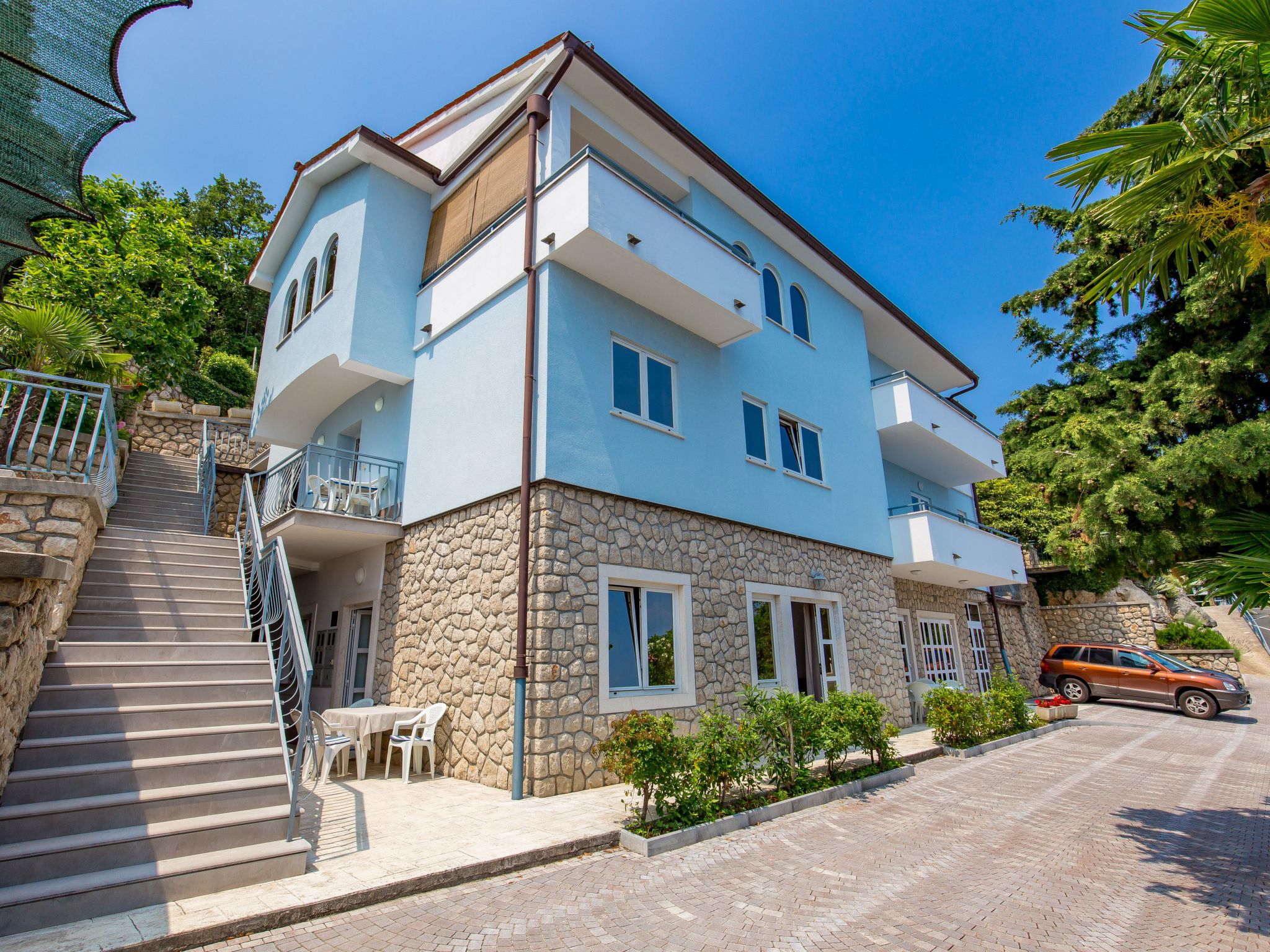Studio-Wohnung mit Terrasse – Moscenice – Kvarner Bucht